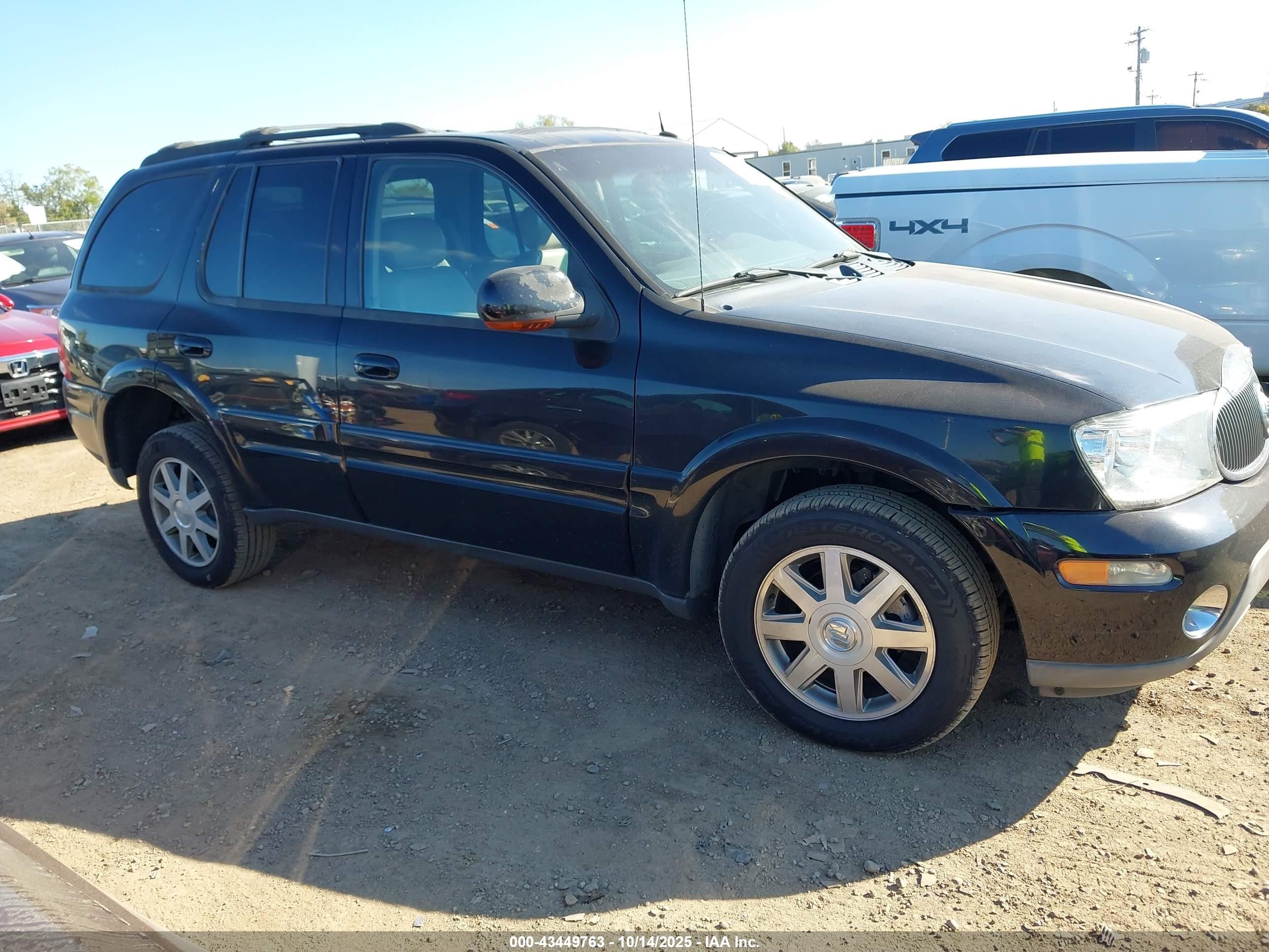 2004 Buick Rainier Cxl Черный vin: 5GADT13S642183797