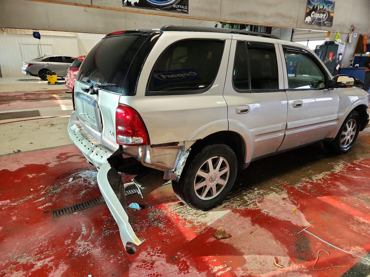 2004 Buick Rainier Cxl Silver vin: 5GADT13S642271071