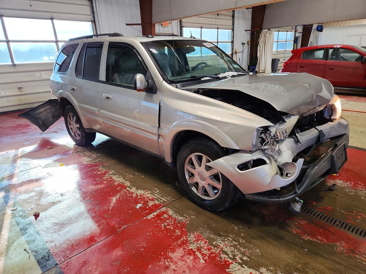 2004 Buick Rainier Cxl Silver vin: 5GADT13S642271071