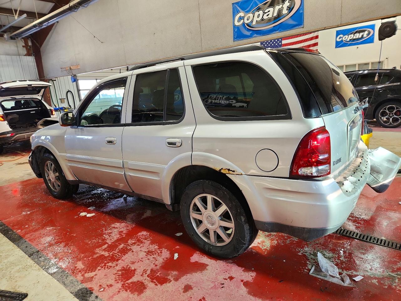 2004 Buick Rainier Cxl Silver vin: 5GADT13S642271071