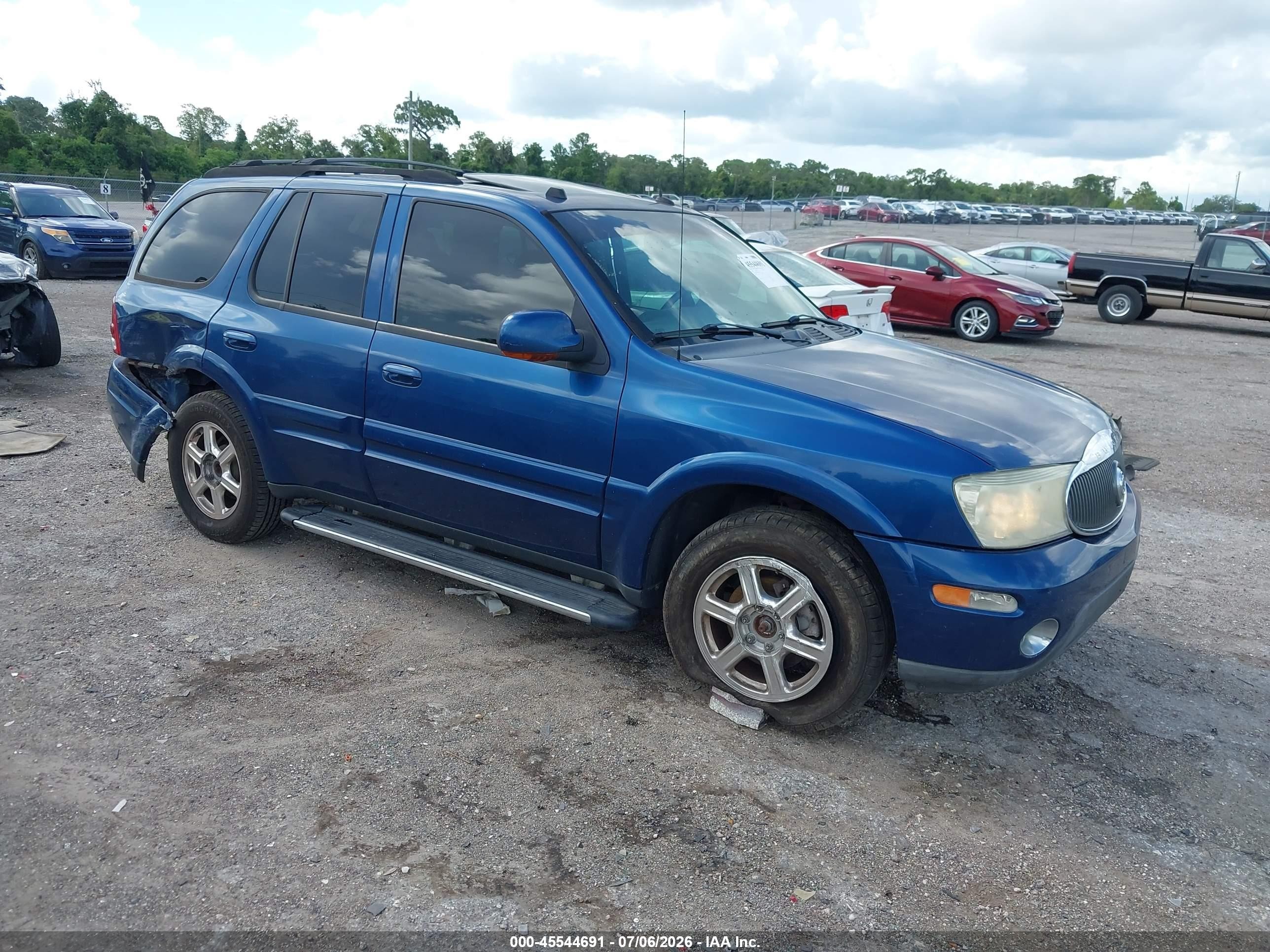 2005 Buick Rainier Cxl Blue vin: 5GADT13S652258404