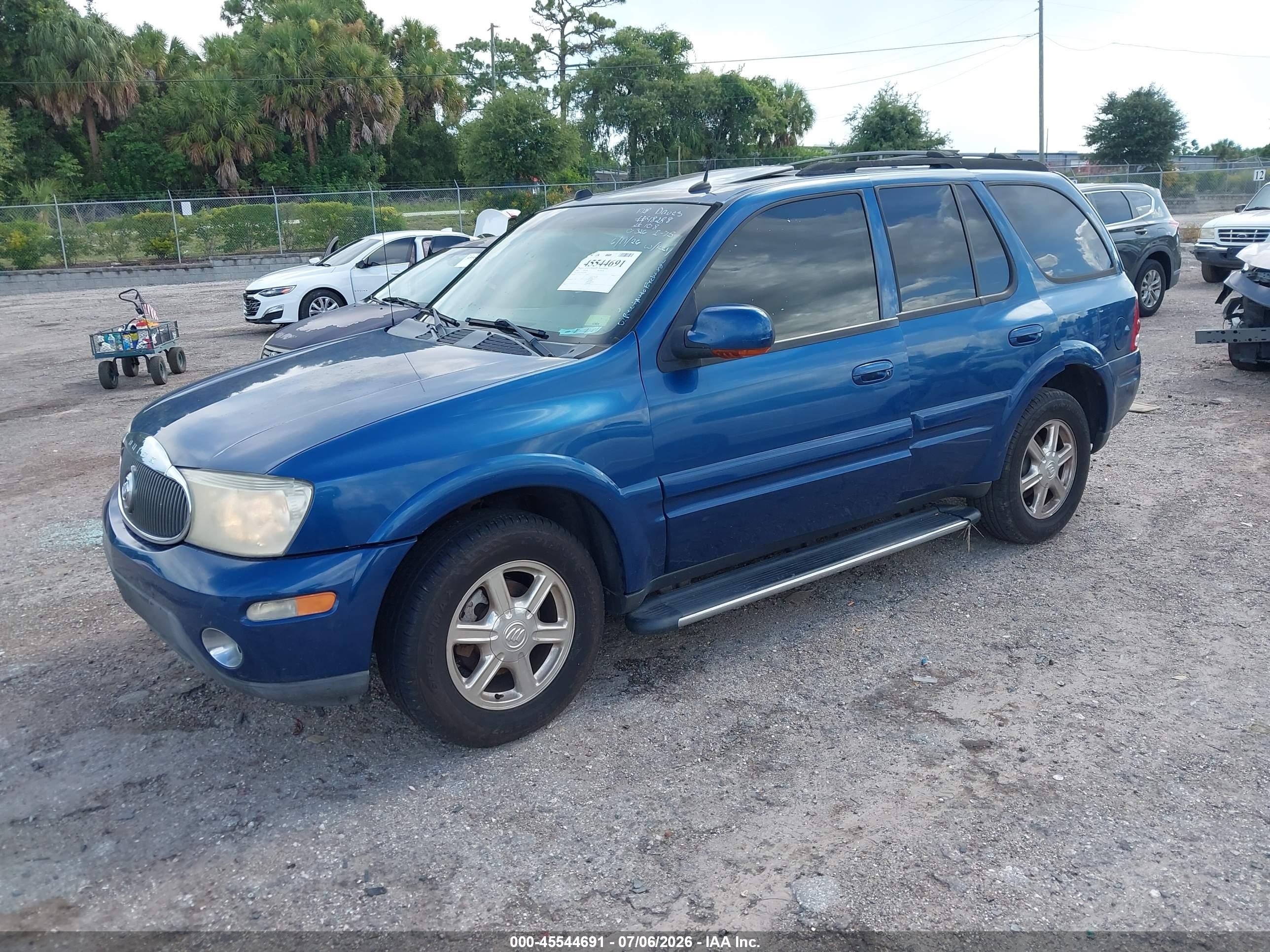 2005 Buick Rainier Cxl Blue vin: 5GADT13S652258404