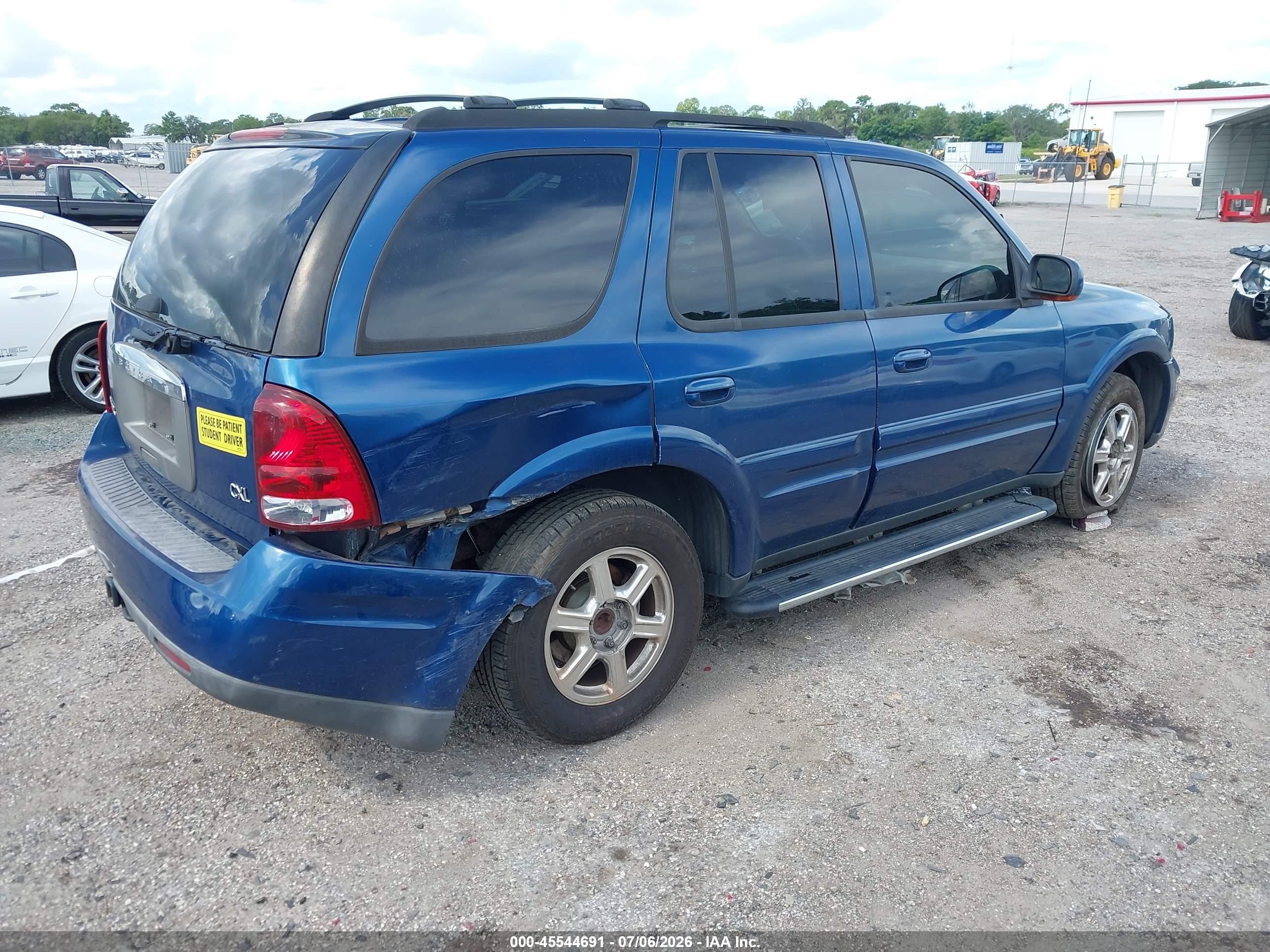 2005 Buick Rainier Cxl Blue vin: 5GADT13S652258404