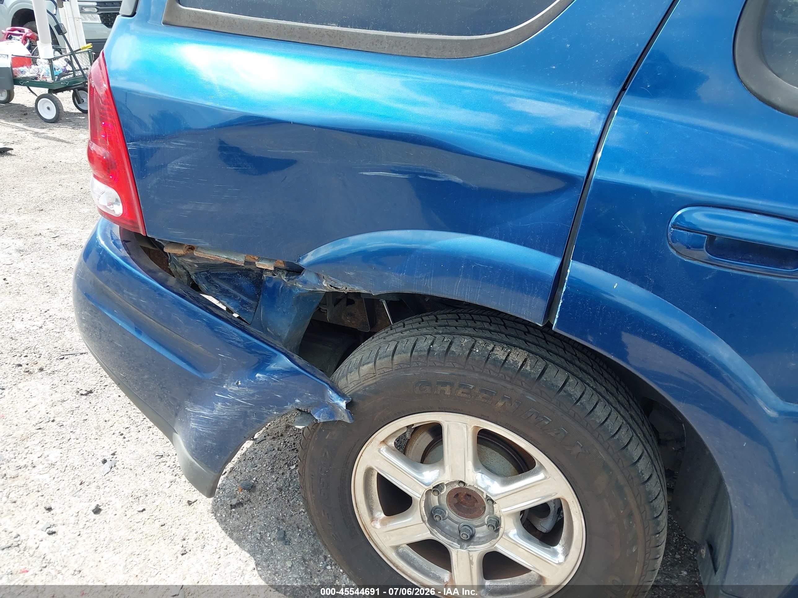 2005 Buick Rainier Cxl Blue vin: 5GADT13S652258404