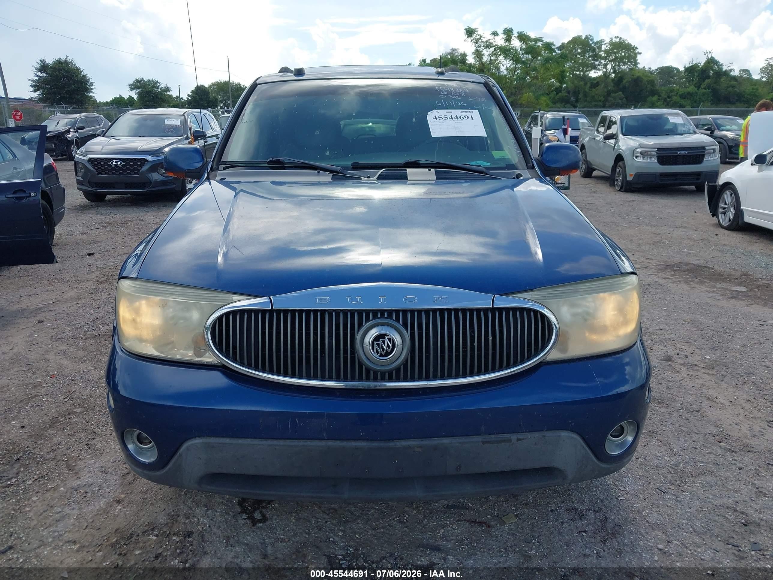2005 Buick Rainier Cxl Blue vin: 5GADT13S652258404