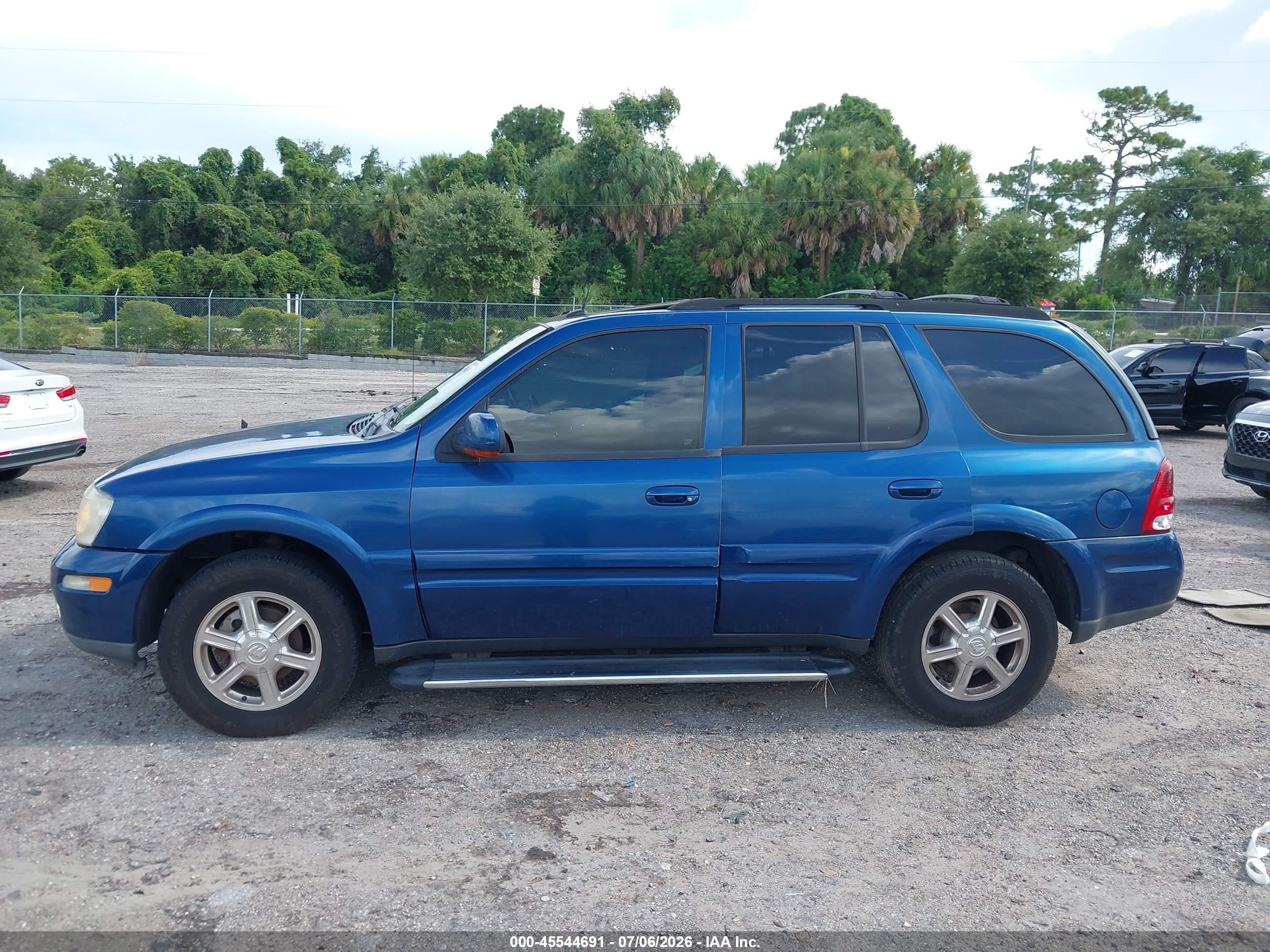 2005 Buick Rainier Cxl Blue vin: 5GADT13S652258404