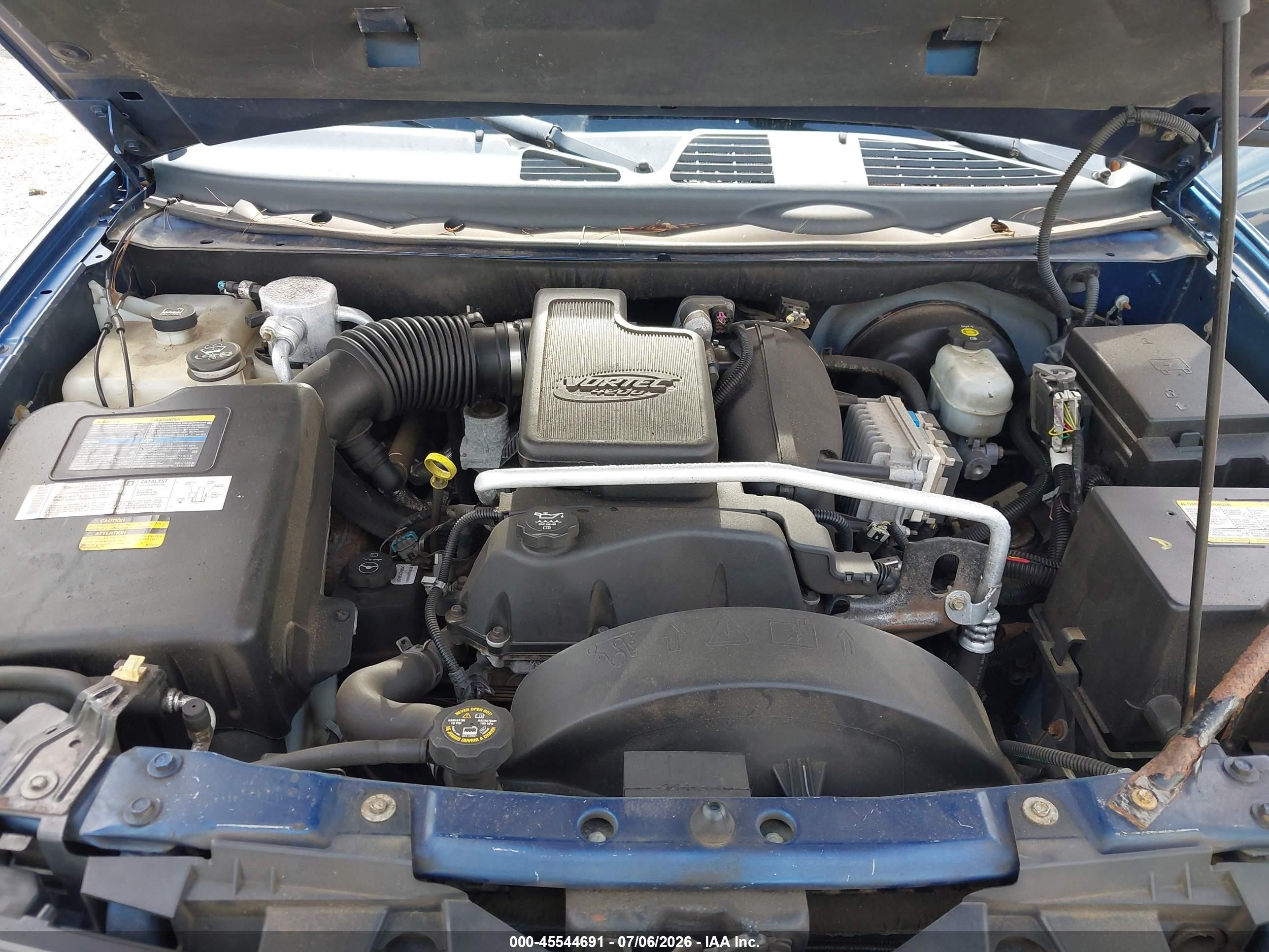 2005 Buick Rainier Cxl Blue vin: 5GADT13S652258404