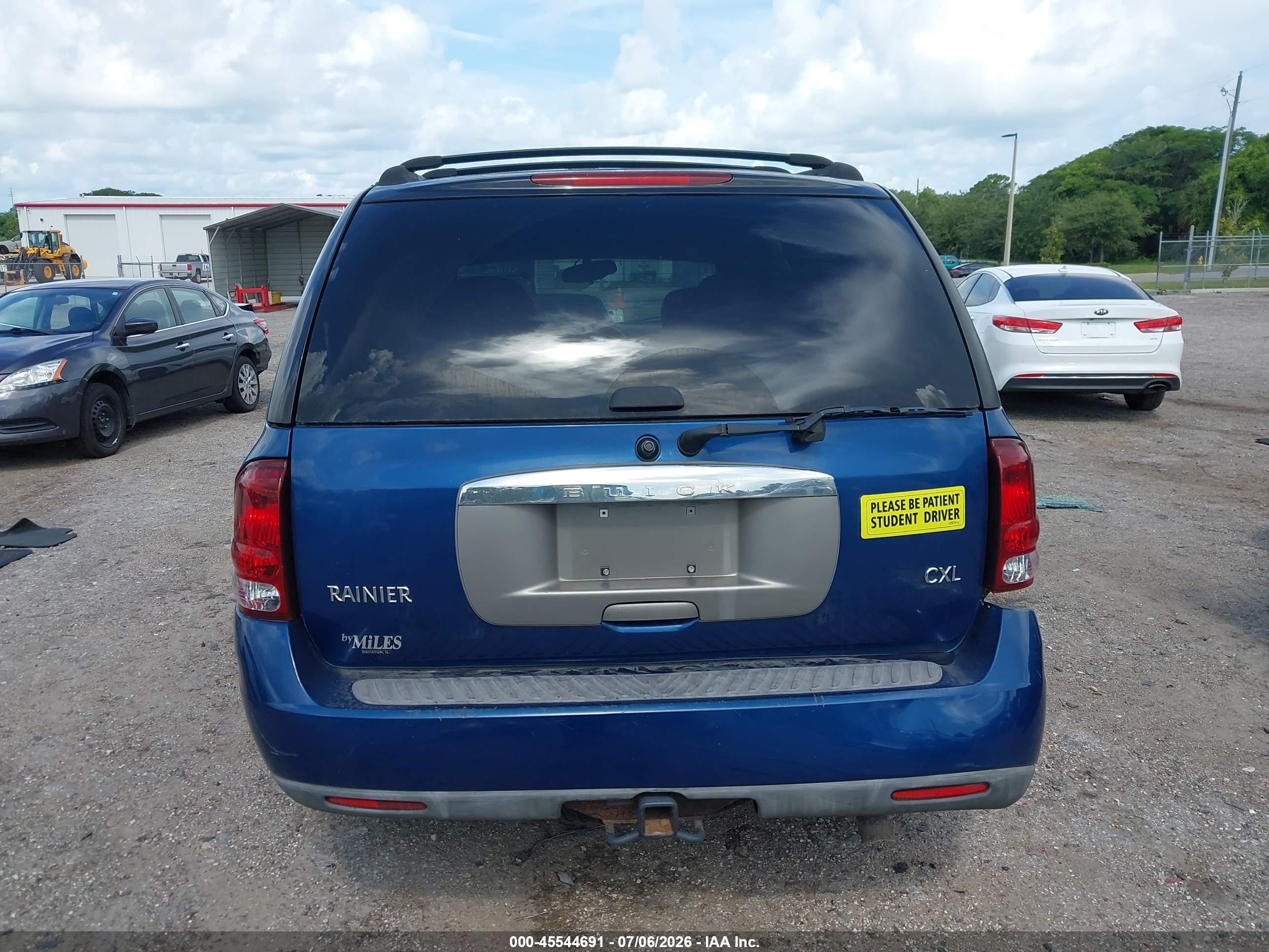 2005 Buick Rainier Cxl Blue vin: 5GADT13S652258404
