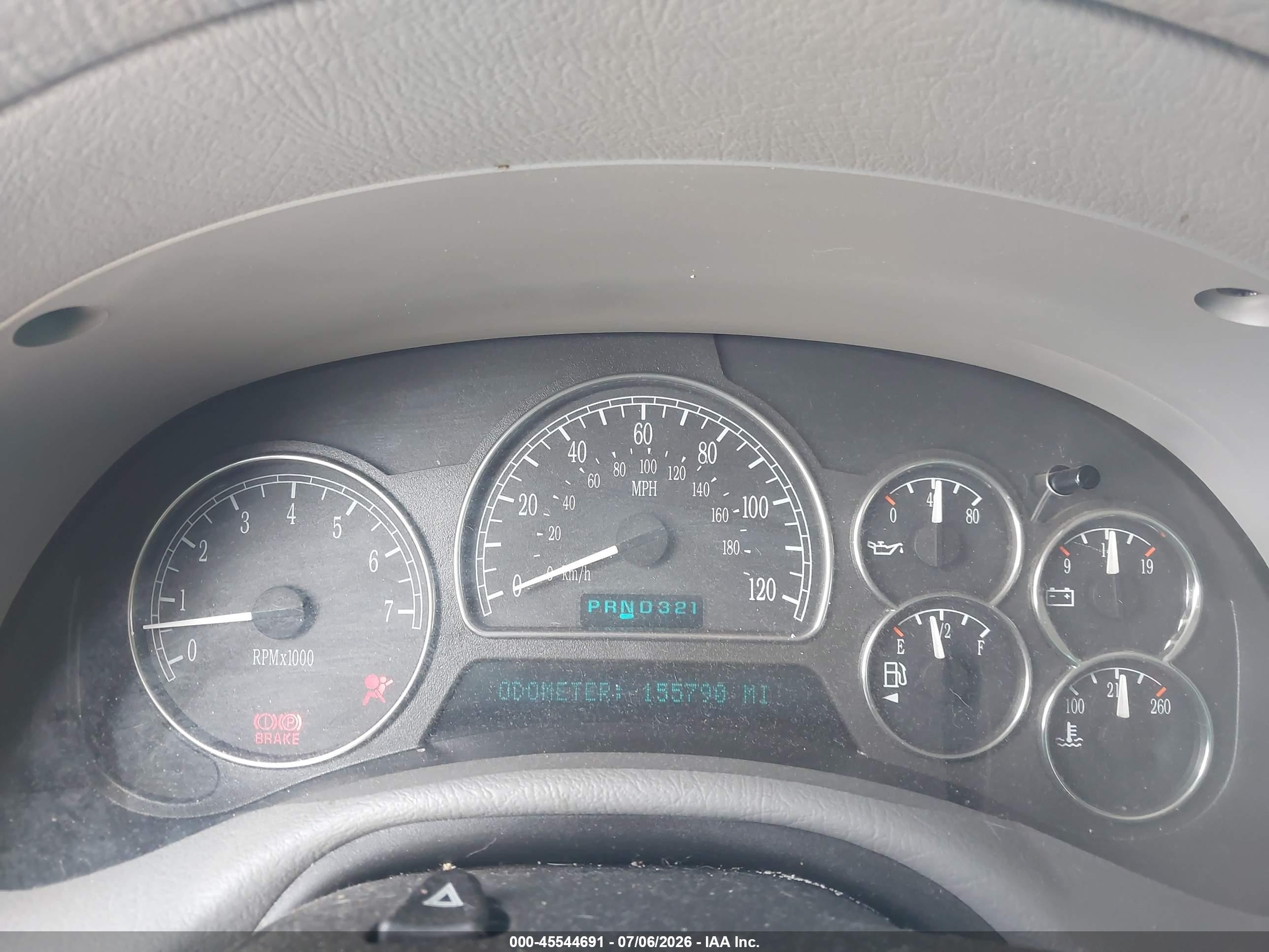 2005 Buick Rainier Cxl Blue vin: 5GADT13S652258404