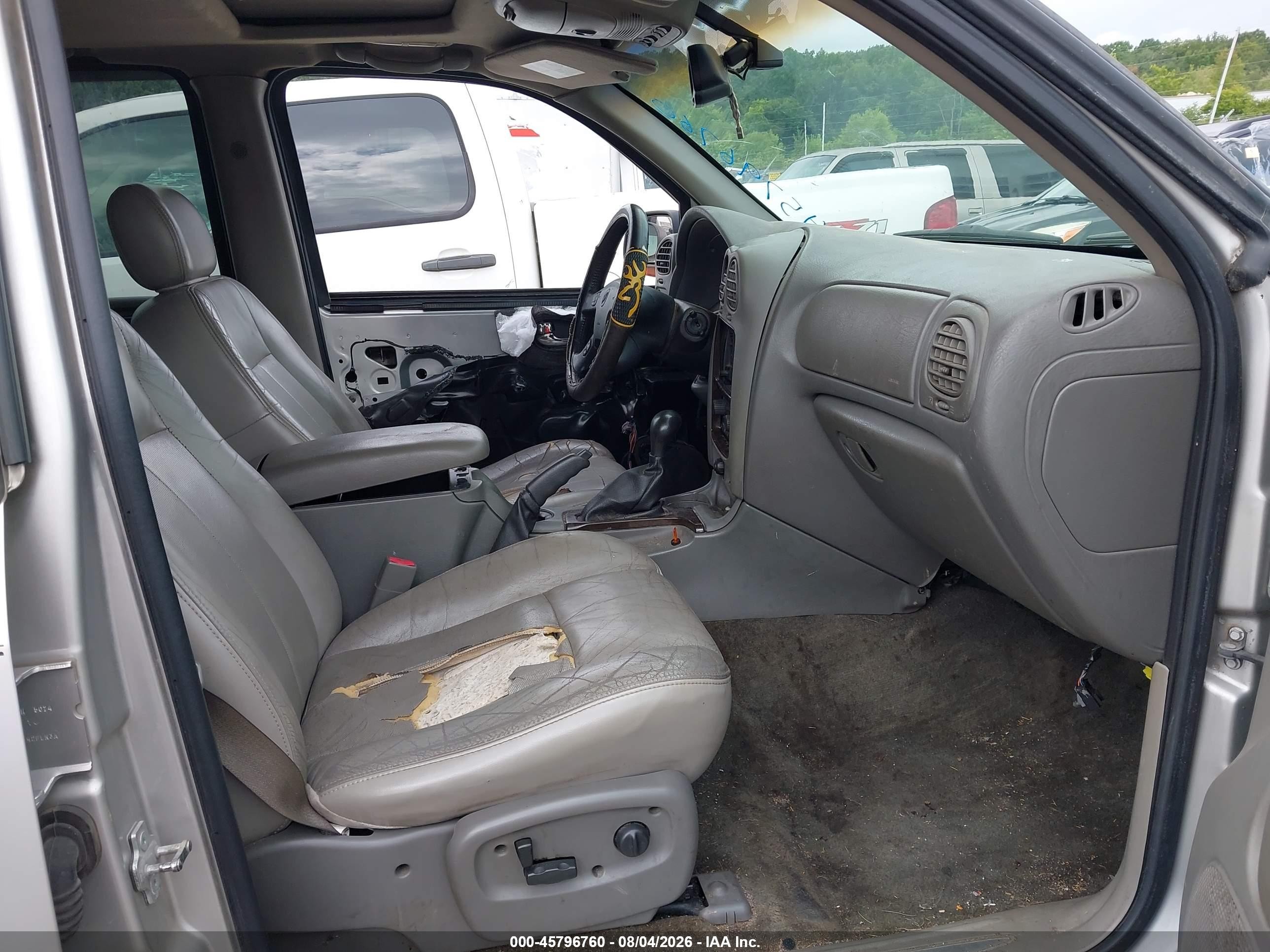 2004 Buick Rainier Cxl Silver vin: 5GADT13S742284590