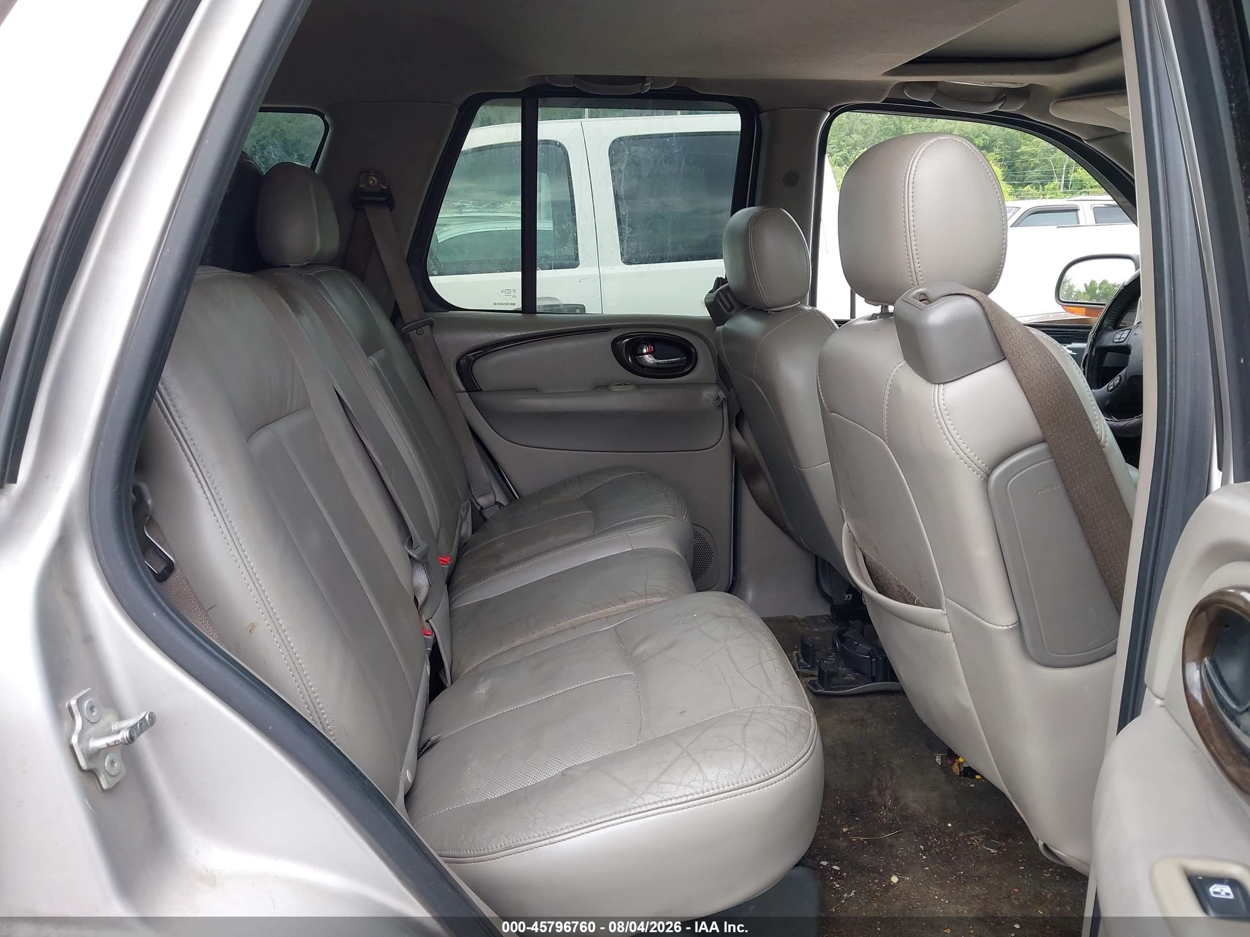 2004 Buick Rainier Cxl Silver vin: 5GADT13S742284590