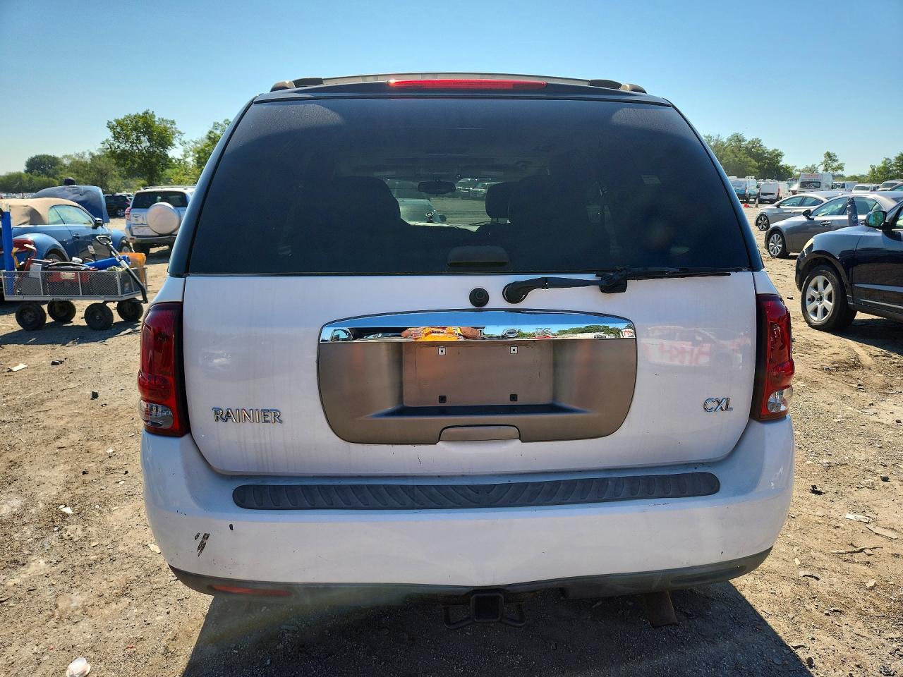 2005 Buick Rainier Cxl White vin: 5GADT13S752248657