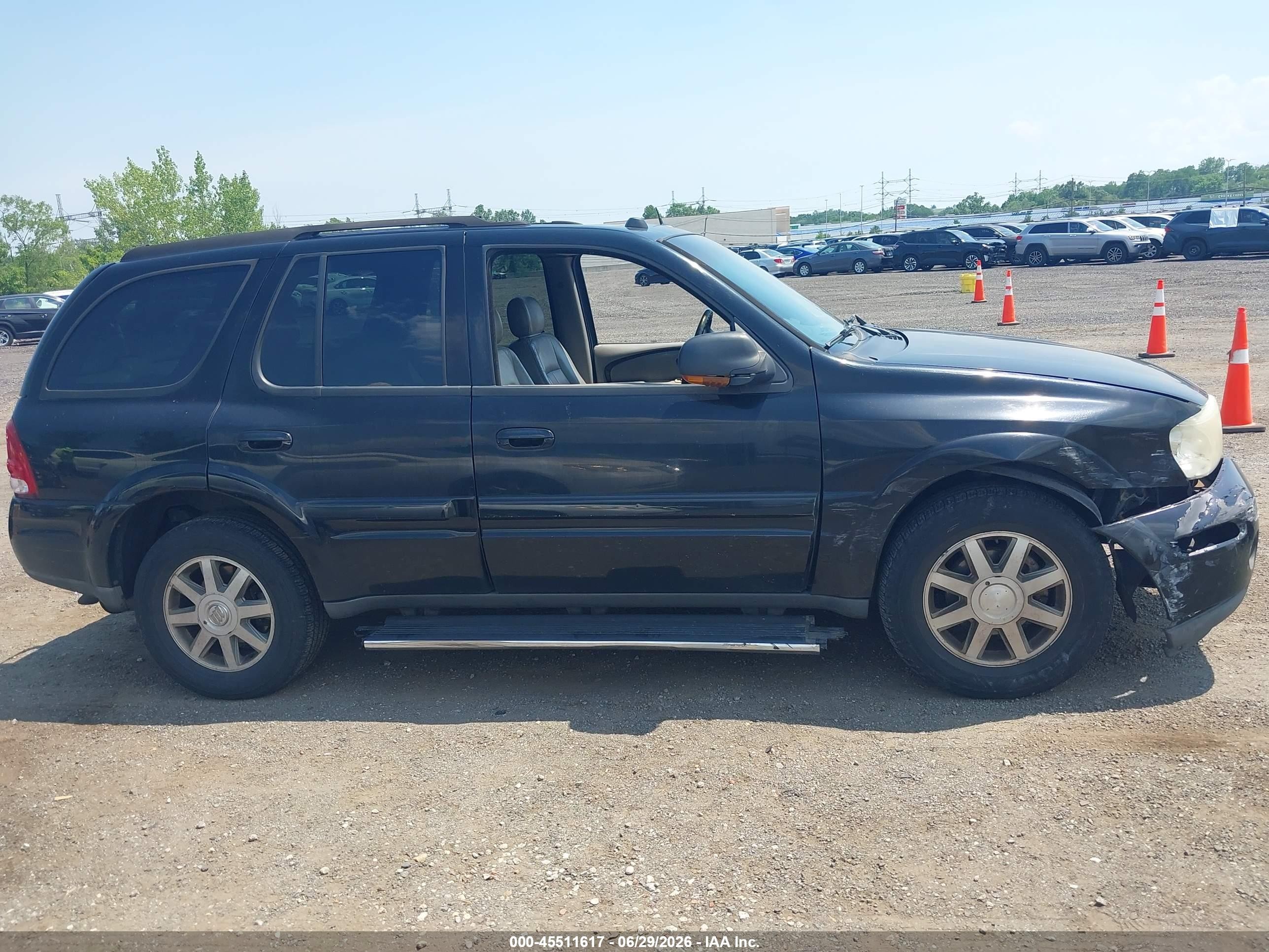 2004 Buick Rainier Cxl Black vin: 5GADT13S842419608