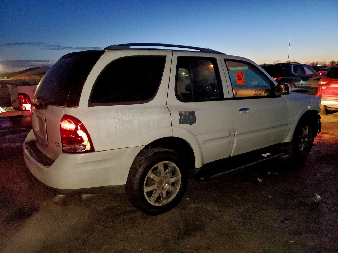 2006 Buick Rainier Cxl White vin: 5GADT13S862315316