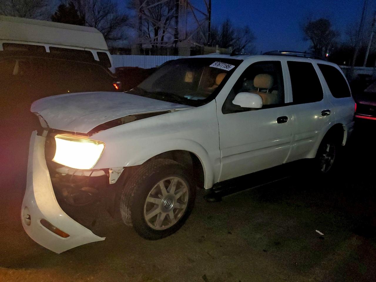 2006 Buick Rainier Cxl White vin: 5GADT13S862315316