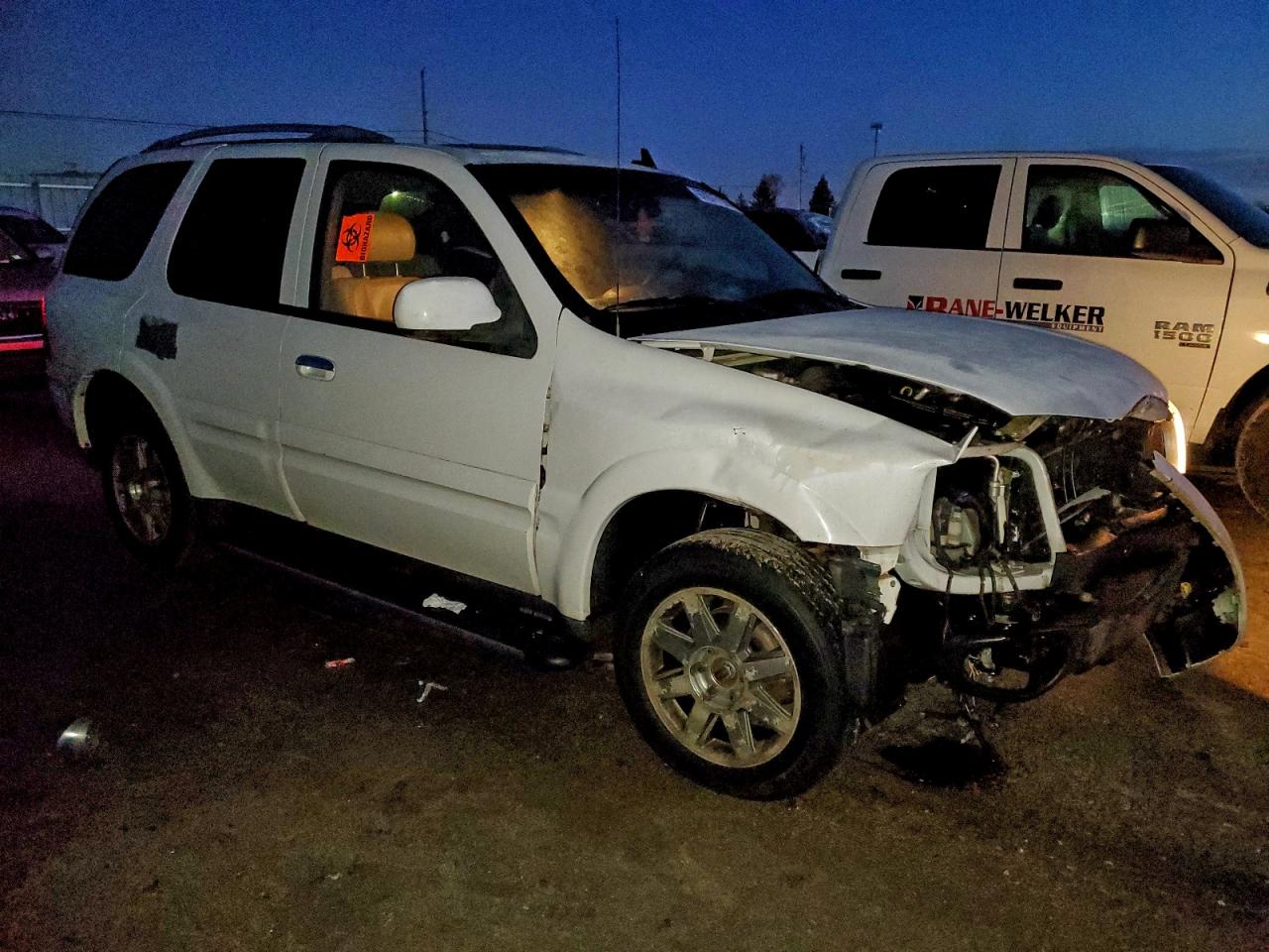 2006 Buick Rainier Cxl White vin: 5GADT13S862315316