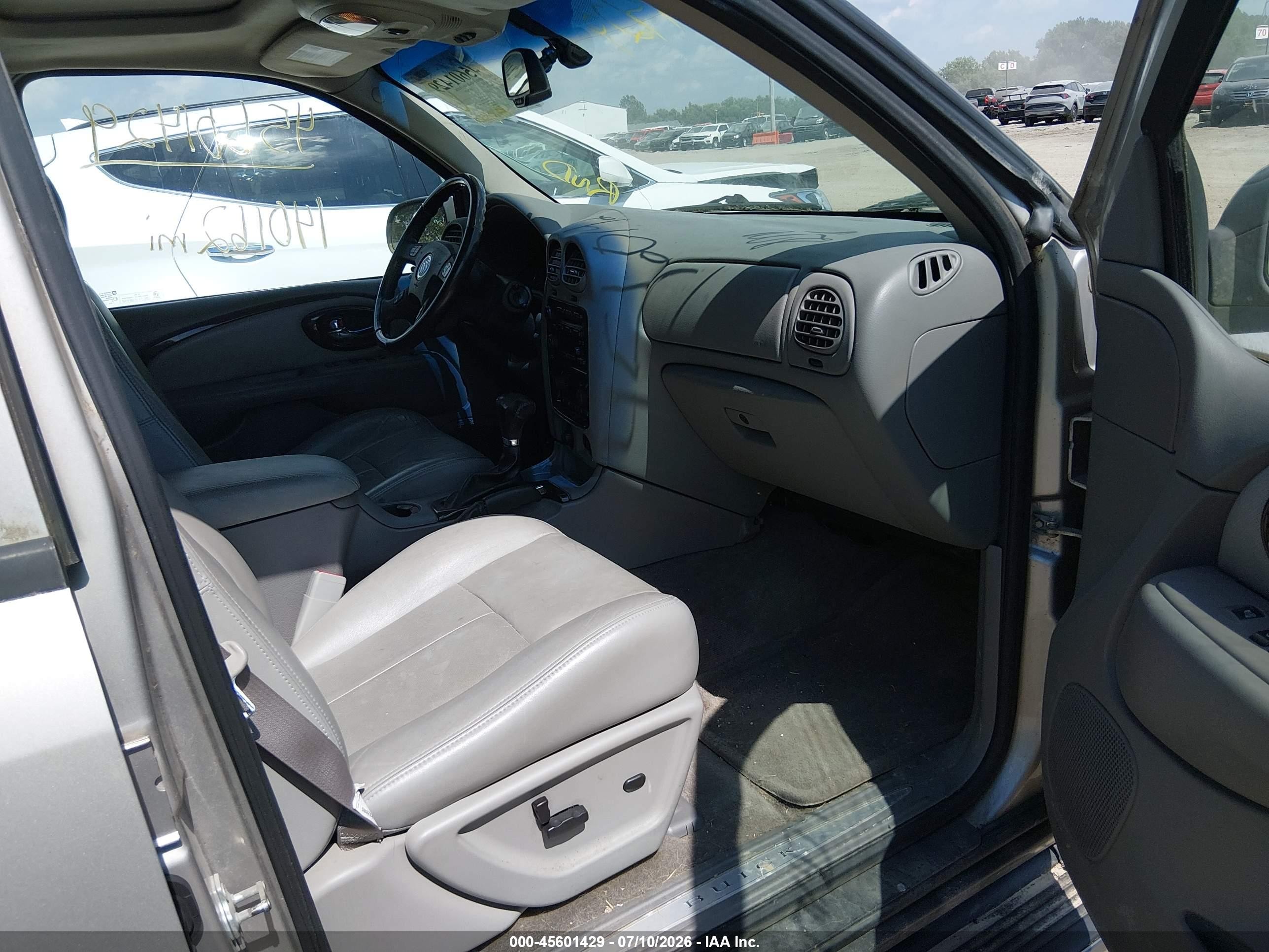 2007 Buick Rainier Cxl Silver vin: 5GADT13S872210308