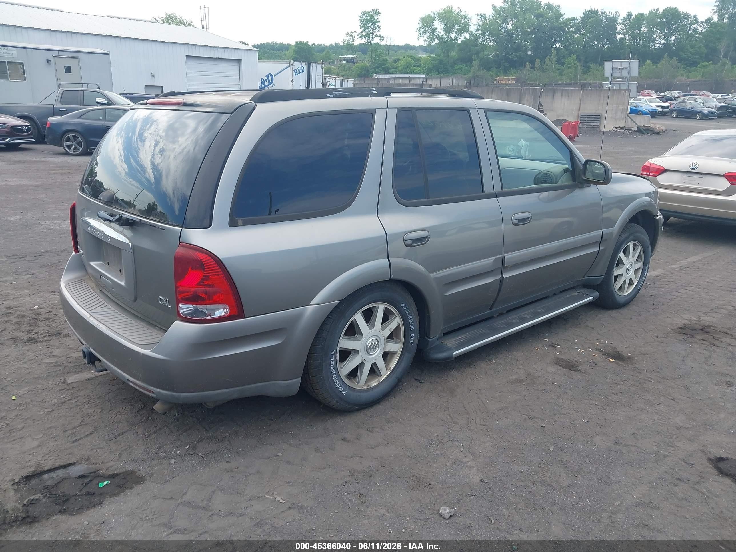 2005 Buick Rainier Cxl Gray vin: 5GADT13S952111302