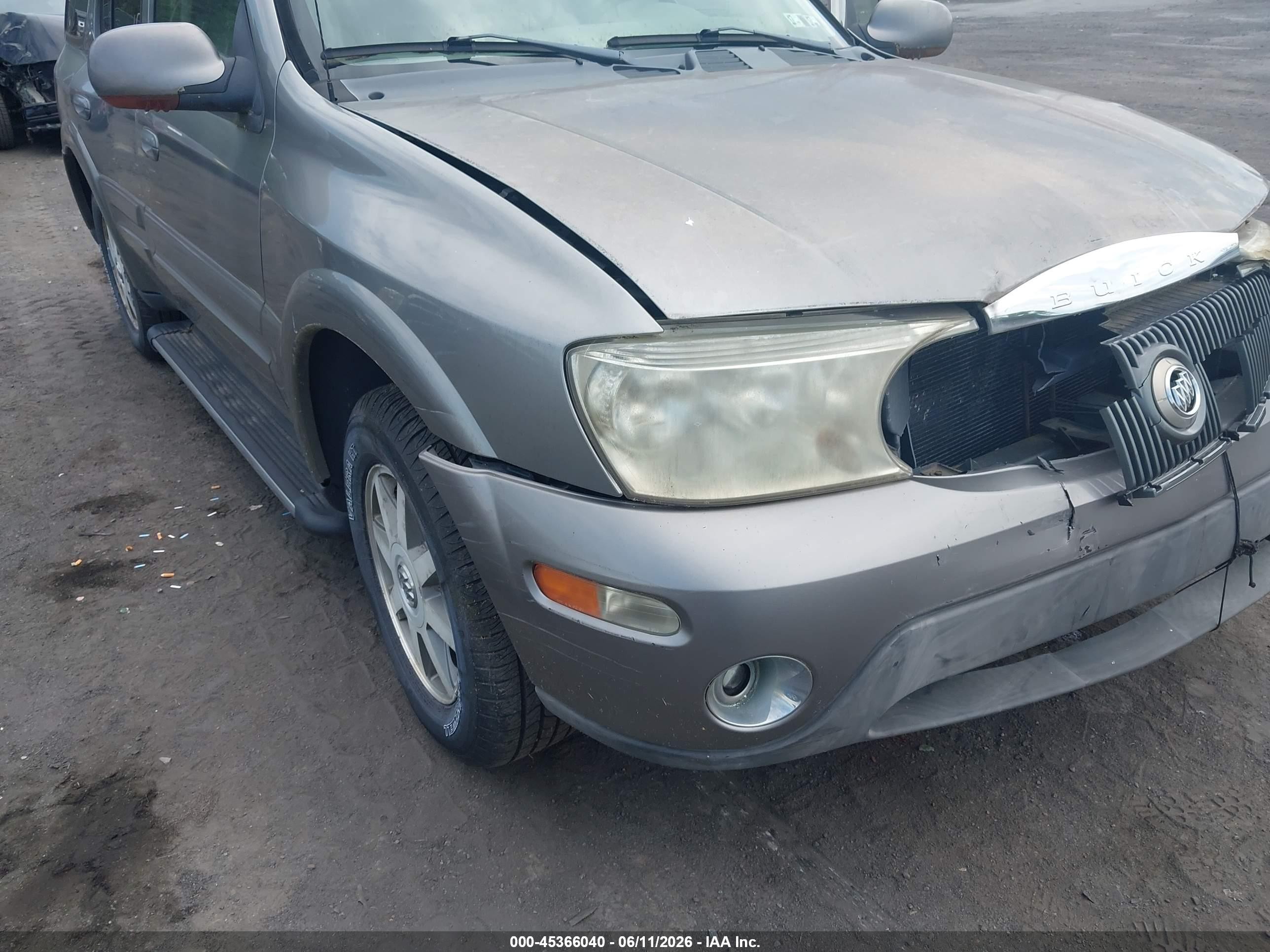 2005 Buick Rainier Cxl Gray vin: 5GADT13S952111302