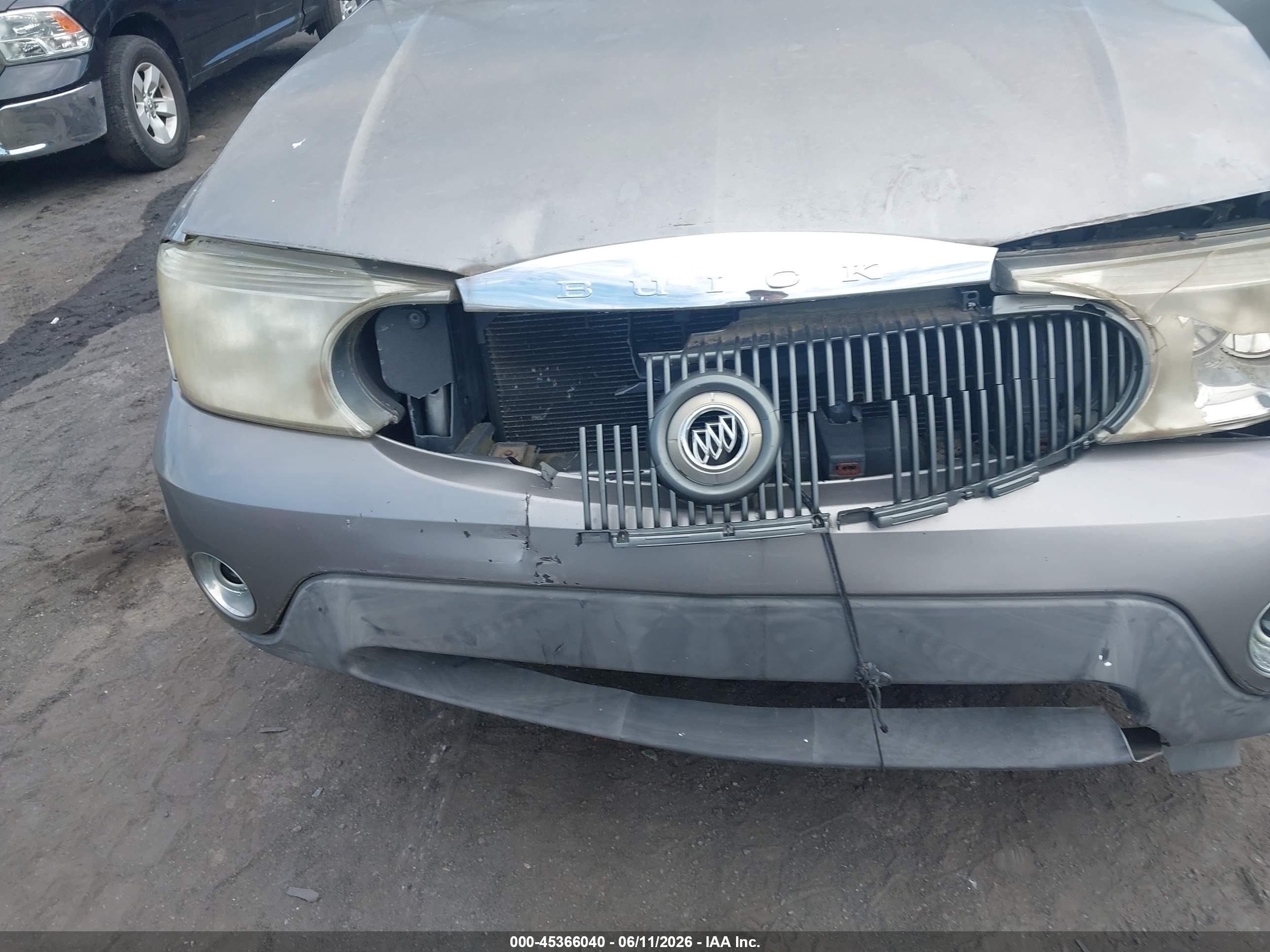 2005 Buick Rainier Cxl Gray vin: 5GADT13S952111302