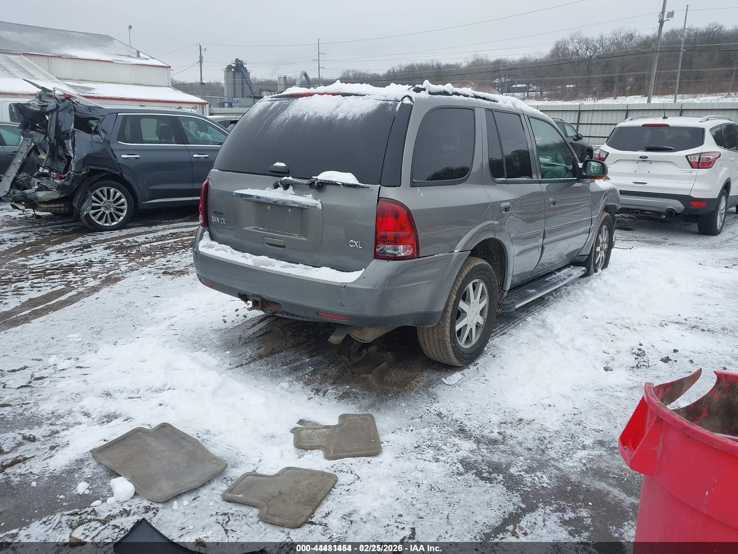2005 Buick Rainier Cxl Gray vin: 5GADT13S952322662