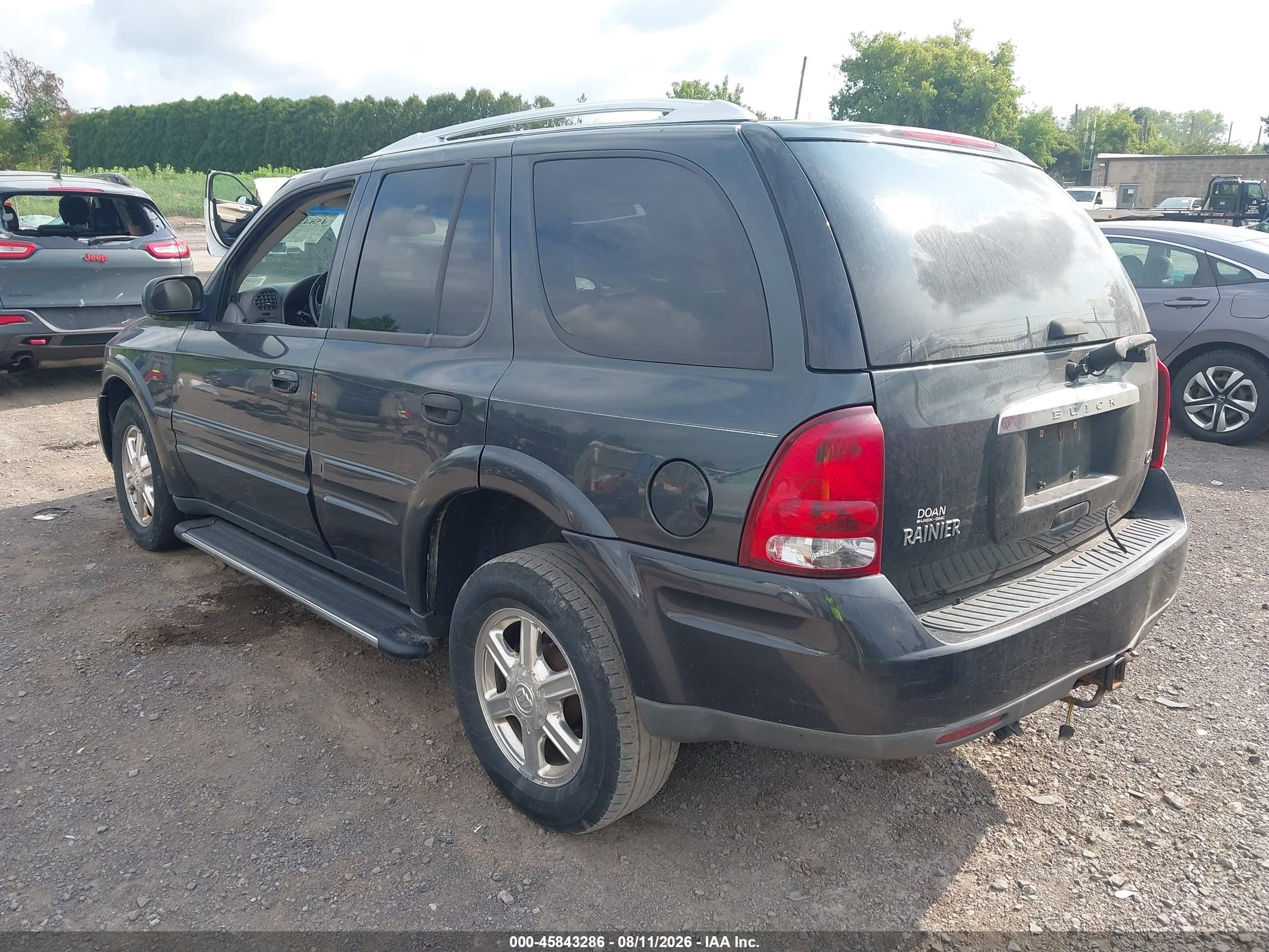 2006 Buick Rainier Cxl Green vin: 5GADT13S962304180