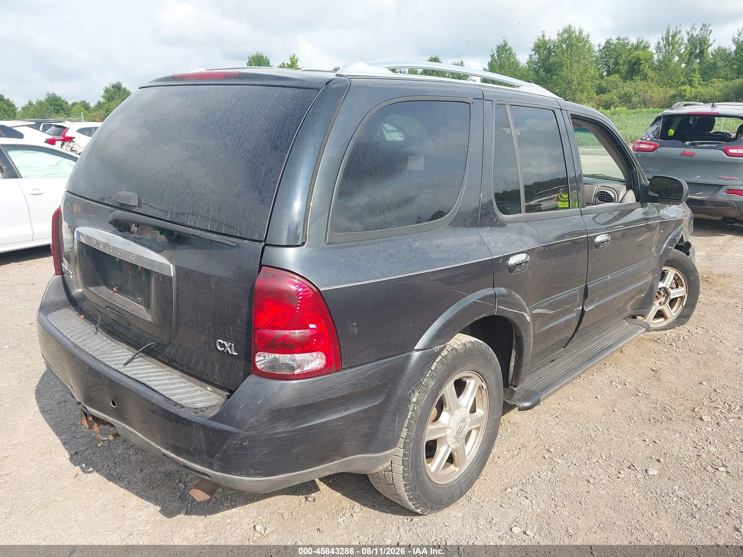 2006 Buick Rainier Cxl Green vin: 5GADT13S962304180