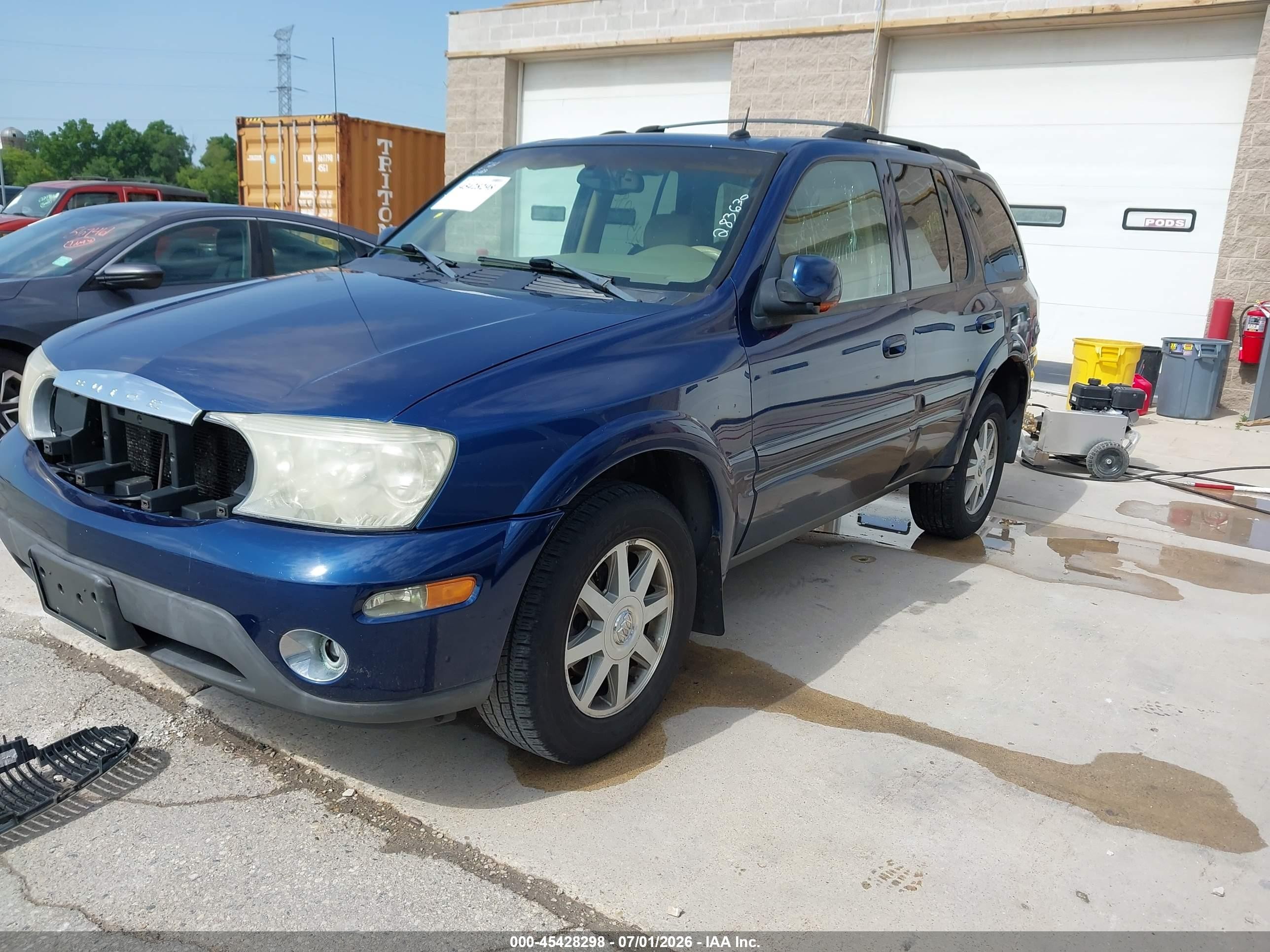 2004 Buick Rainier Cxl Dark Blue vin: 5GADT13SX42283630