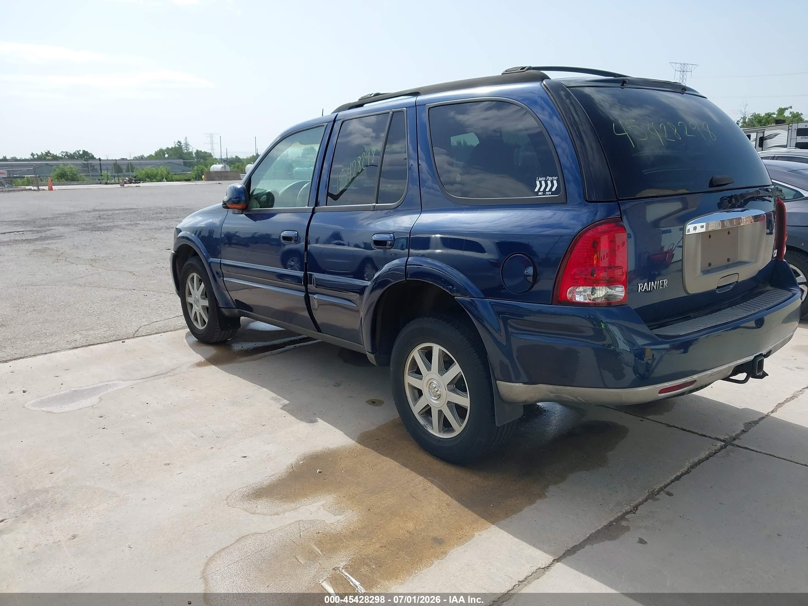 2004 Buick Rainier Cxl Dark Blue vin: 5GADT13SX42283630
