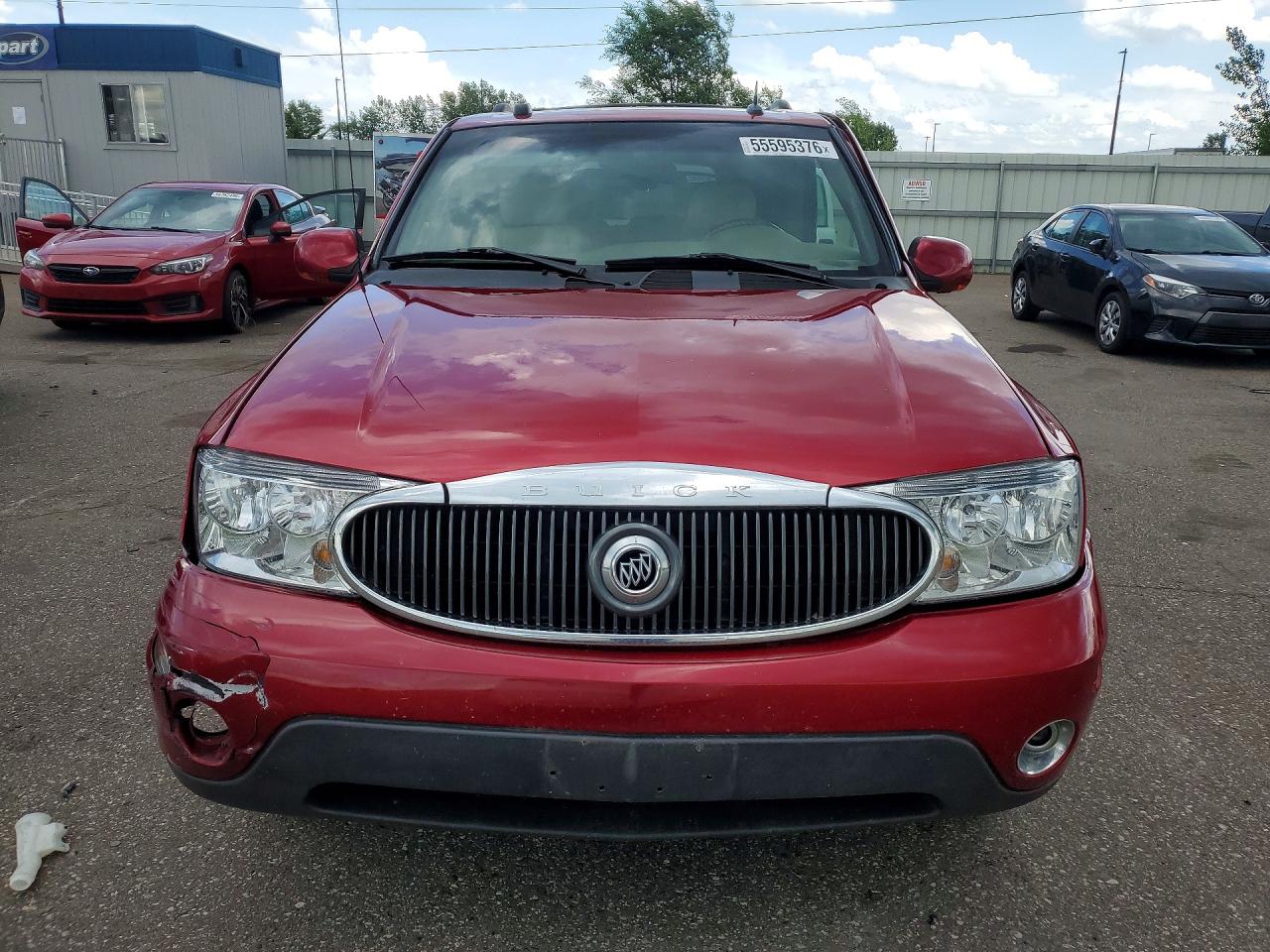 2005 Buick Rainier Cxl Темно-бордовый vin: 5GADT13SX52136323