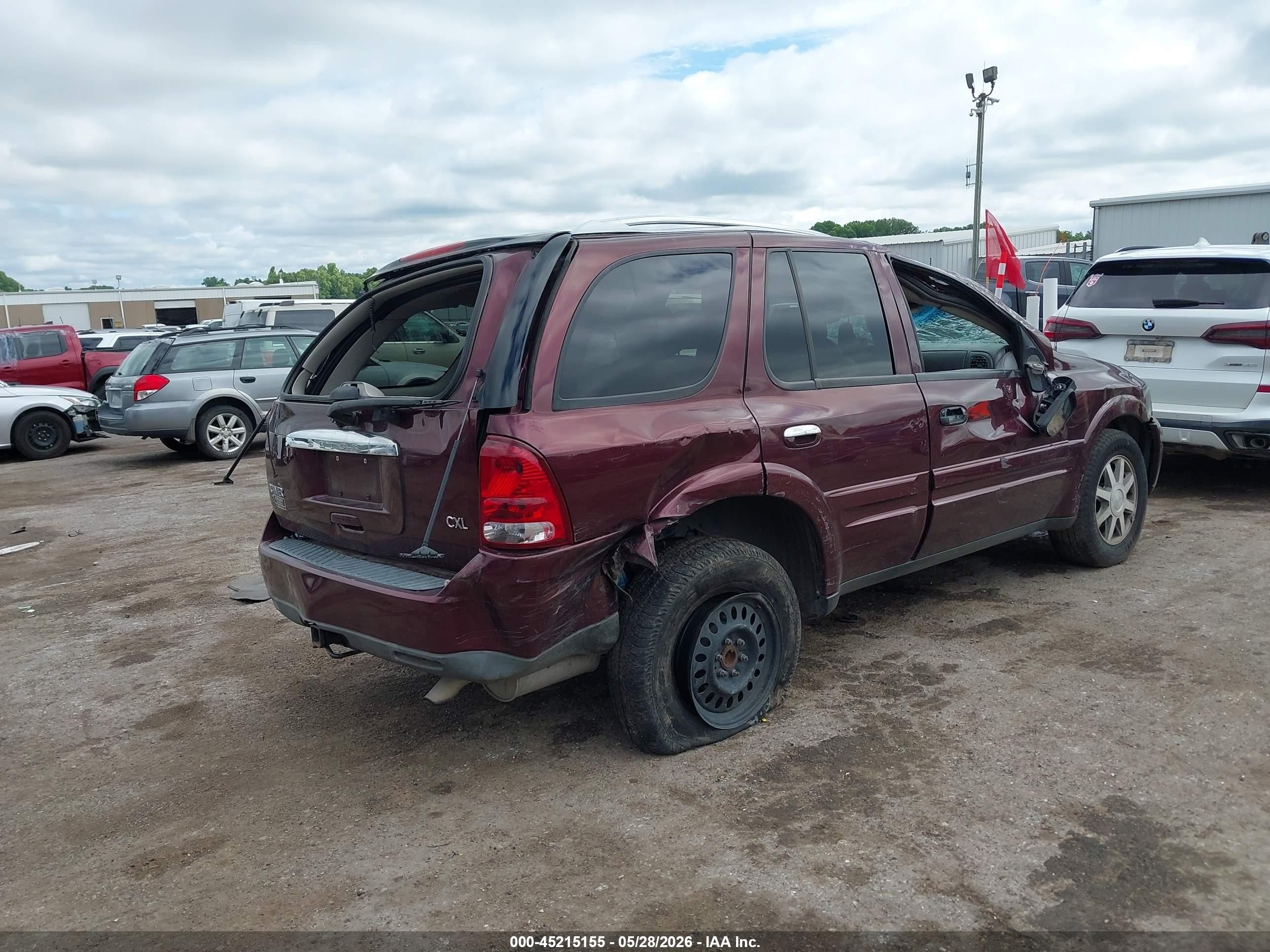 2006 Buick Rainier Cxl Maroon vin: 5GADT13SX62325684