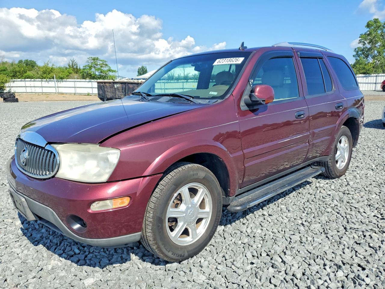 2007 Buick Rainier Cxl Burgundy vin: 5GADT13SX72161385