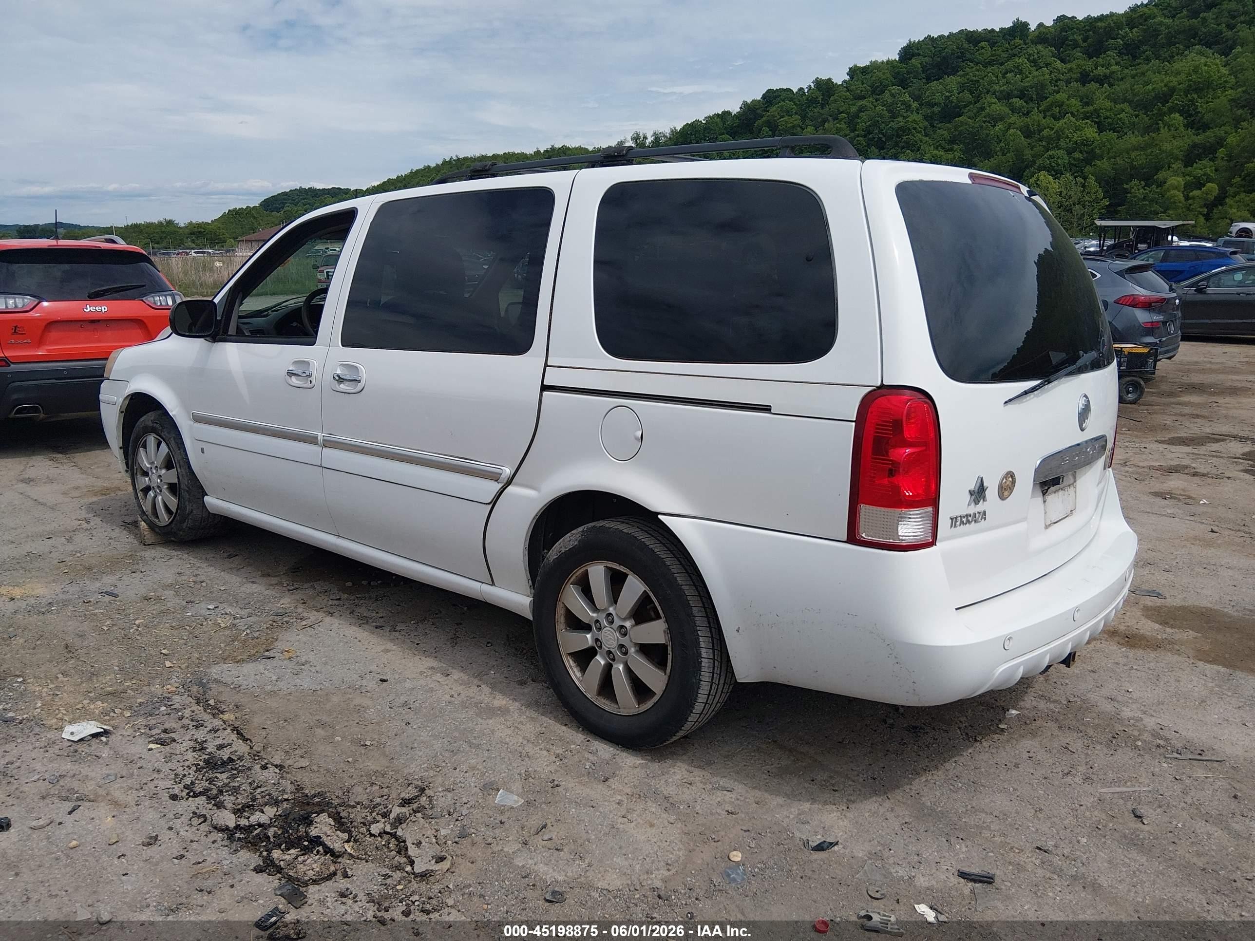 2007 Buick Terraza Cx Plus White vin: 5GADV23157D168207