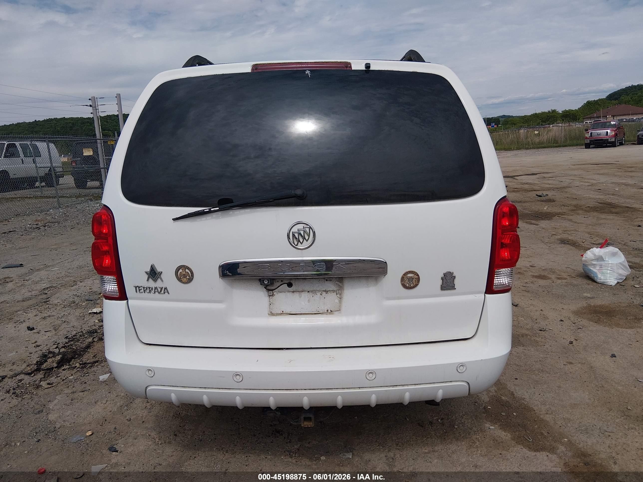 2007 Buick Terraza Cx Plus White vin: 5GADV23157D168207