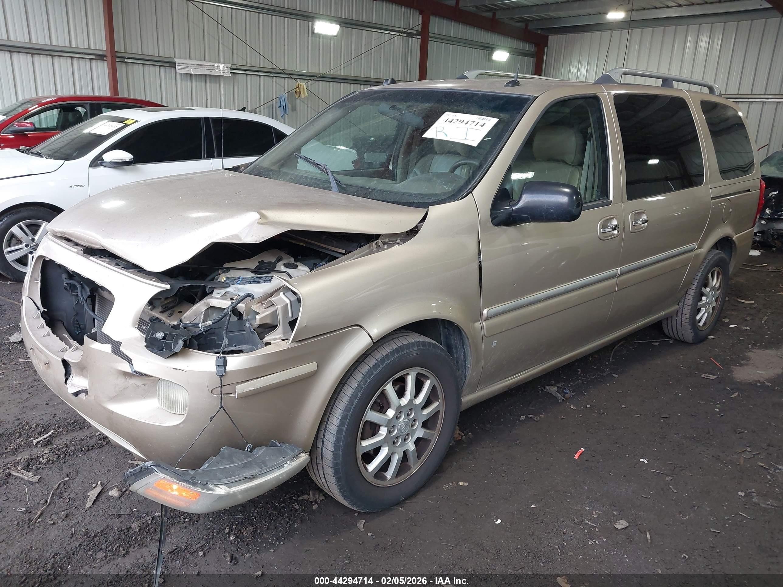 2006 Buick Terraza Cxl Бежевый vin: 5GADV33116D144121