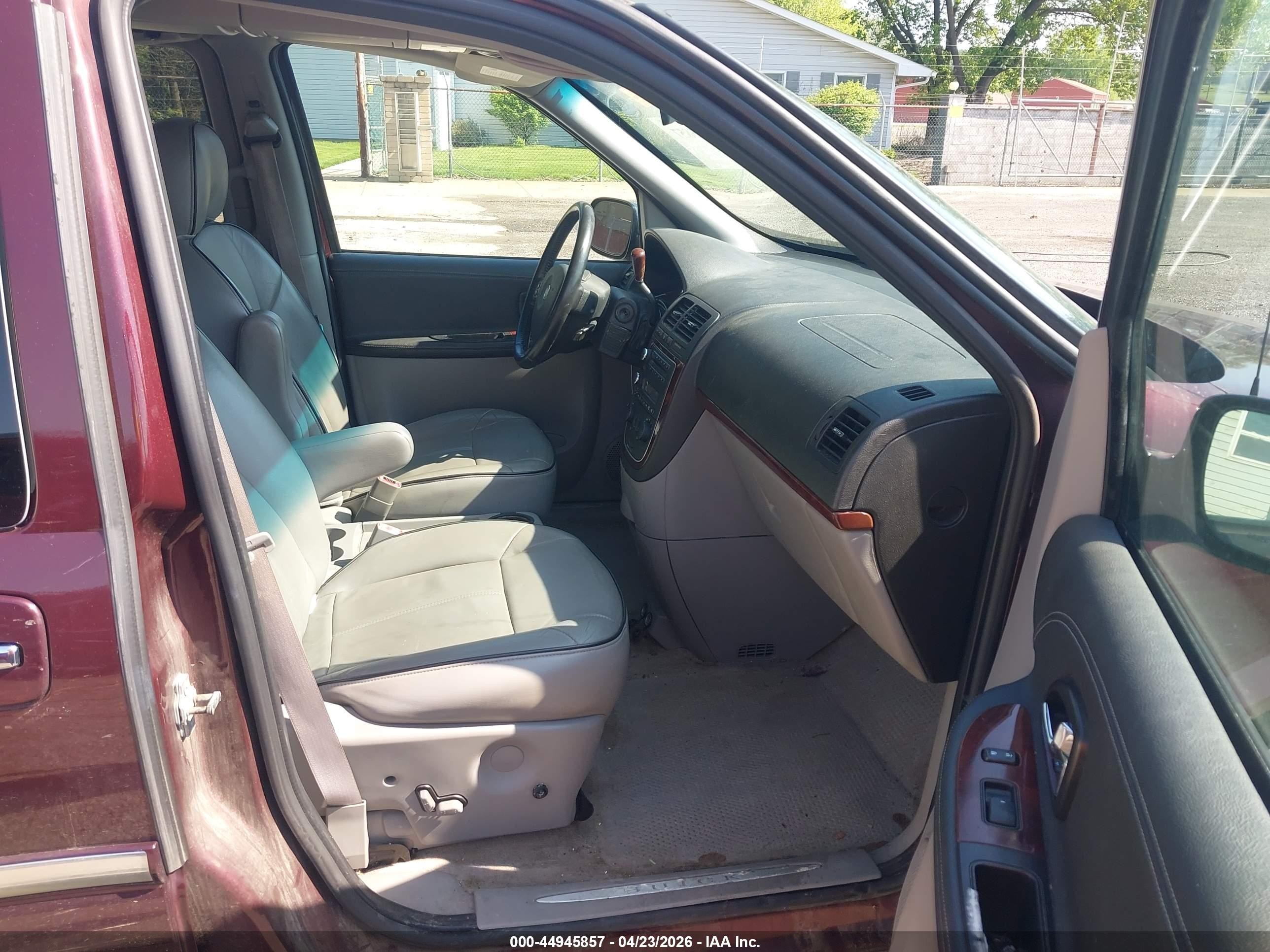 2007 Buick Terraza Cxl Burgundy vin: 5GADV33117D203380