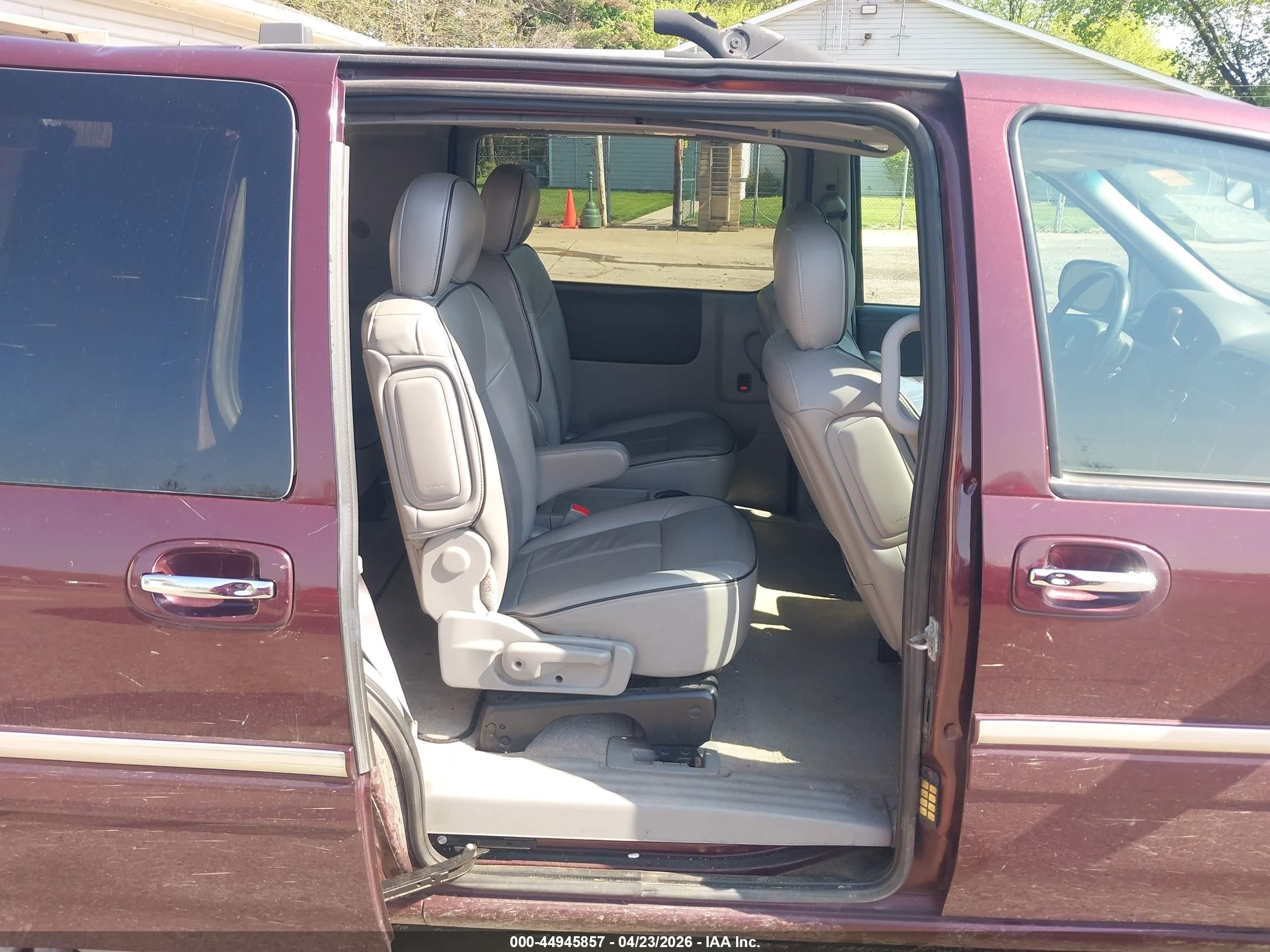 2007 Buick Terraza Cxl Burgundy vin: 5GADV33117D203380