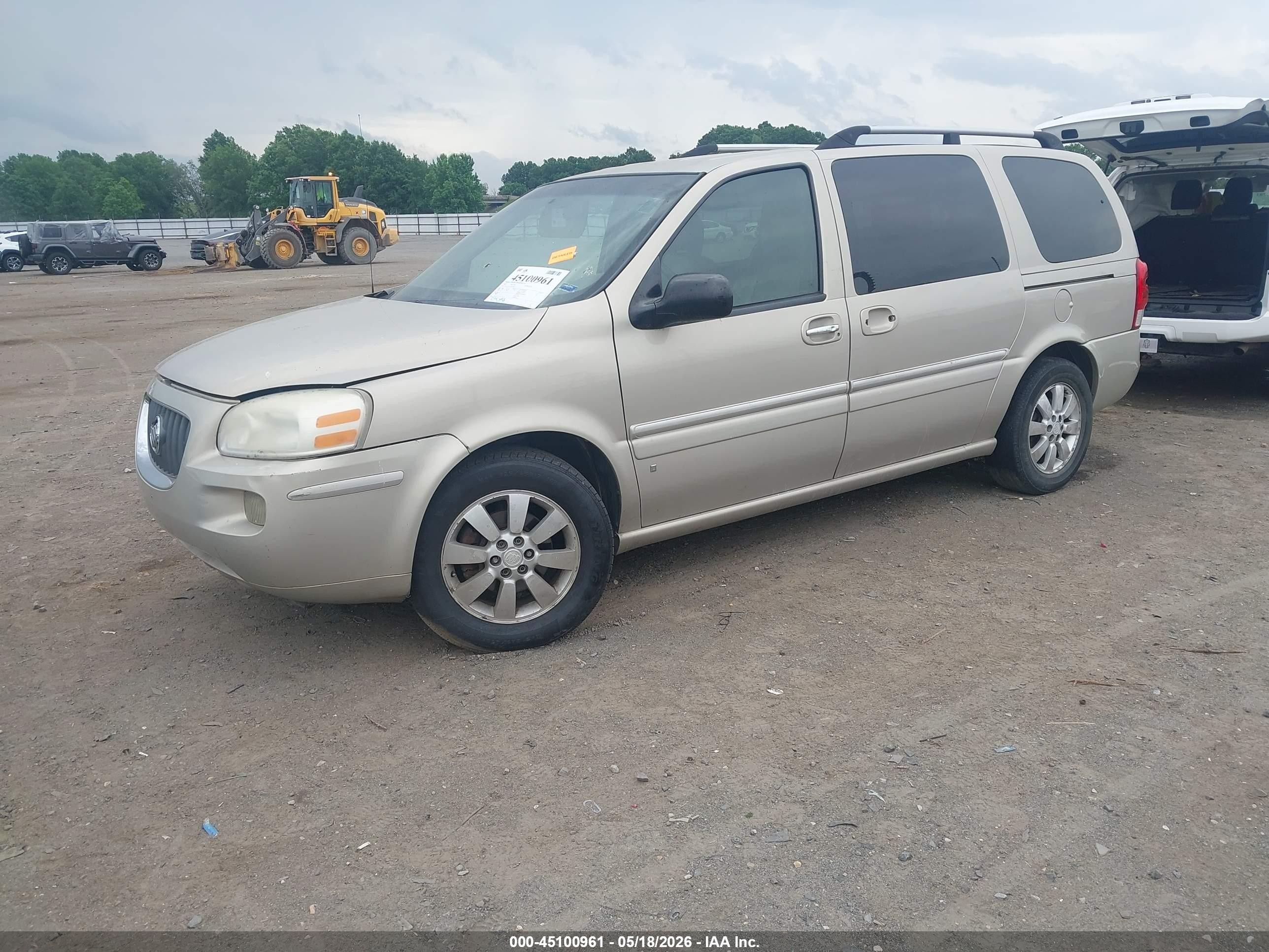 2007 Buick Terraza Cxl Золотой vin: 5GADV33147D161495