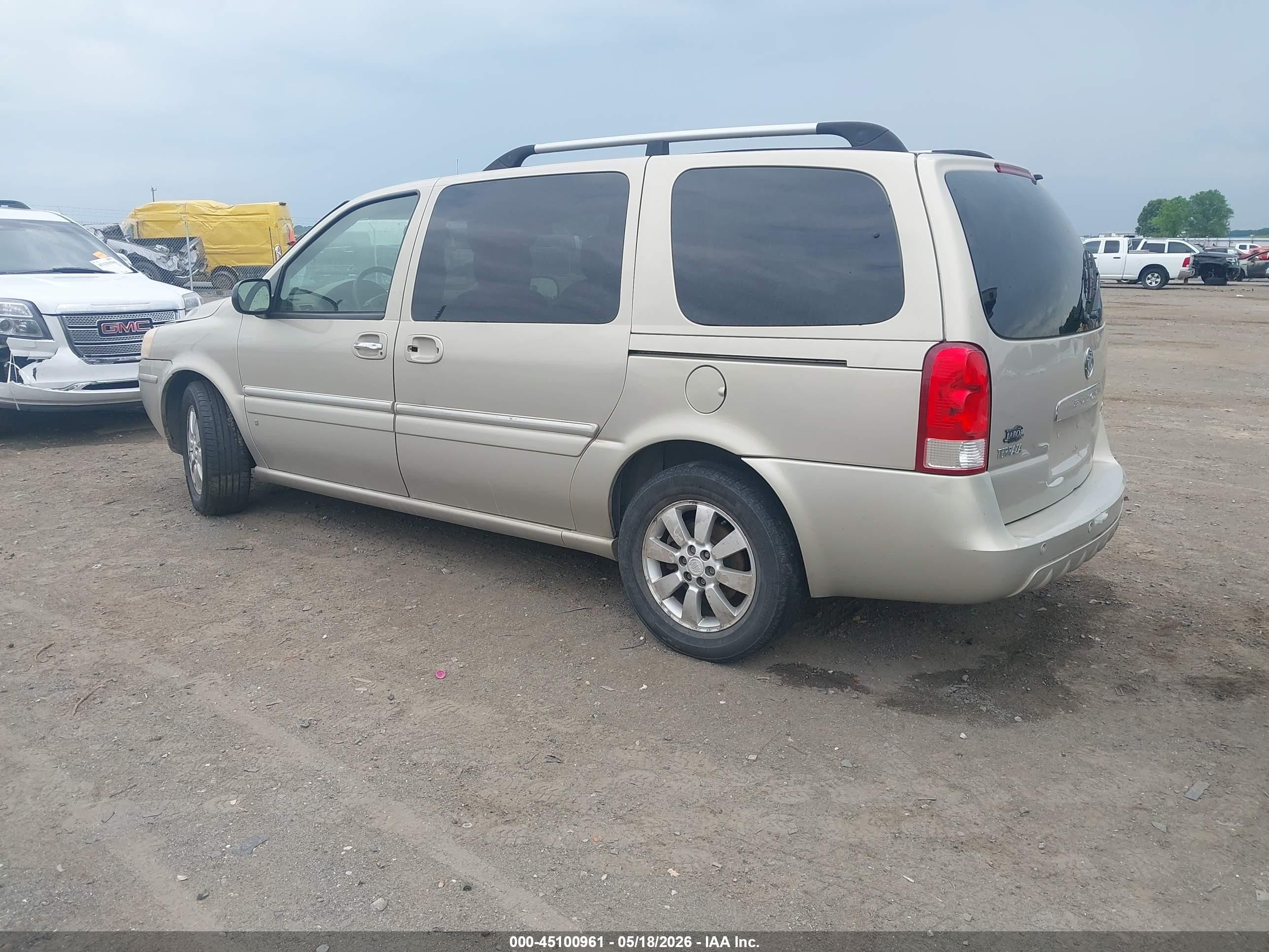 2007 Buick Terraza Cxl Золотой vin: 5GADV33147D161495