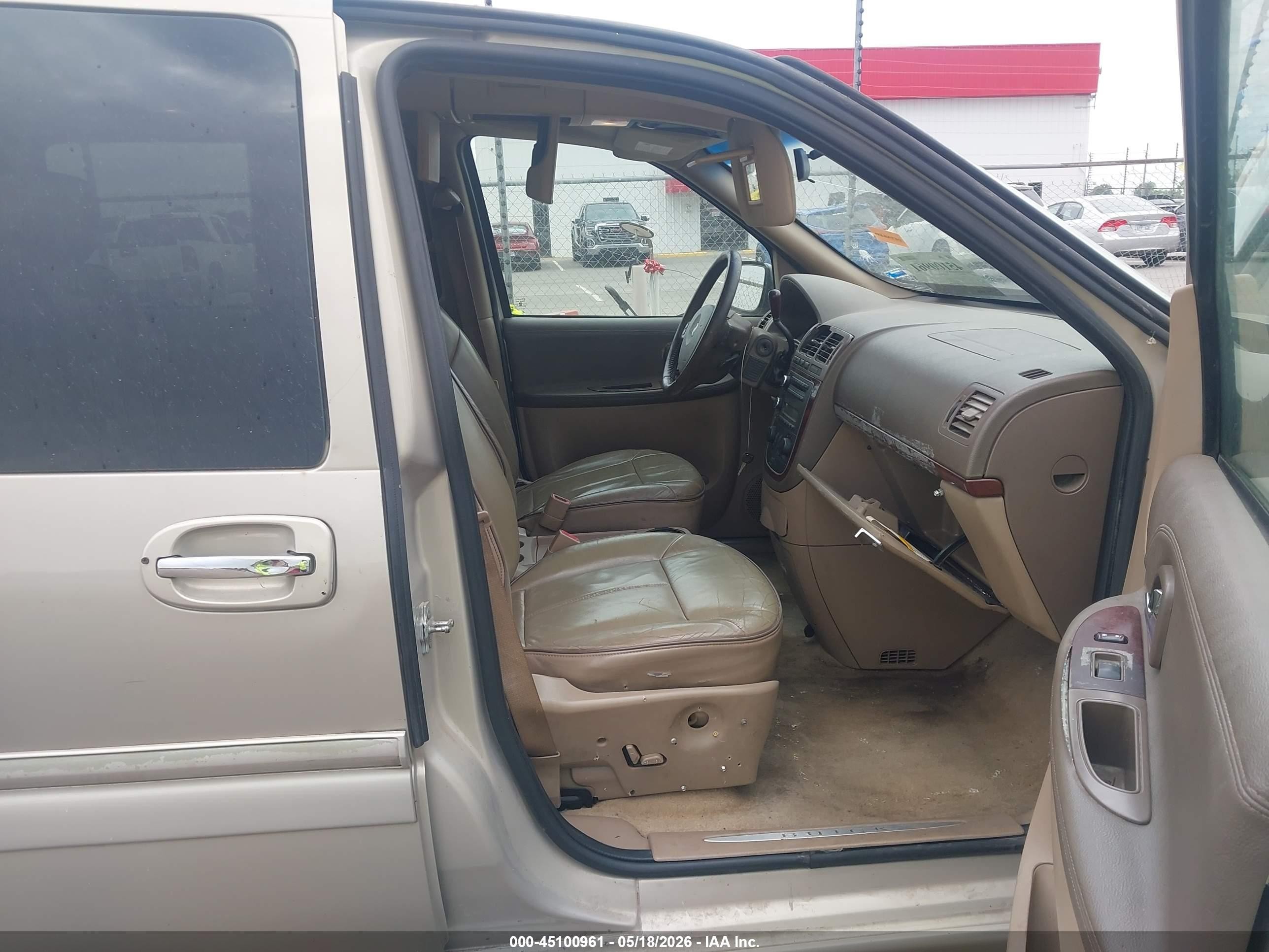 2007 Buick Terraza Cxl Золотой vin: 5GADV33147D161495