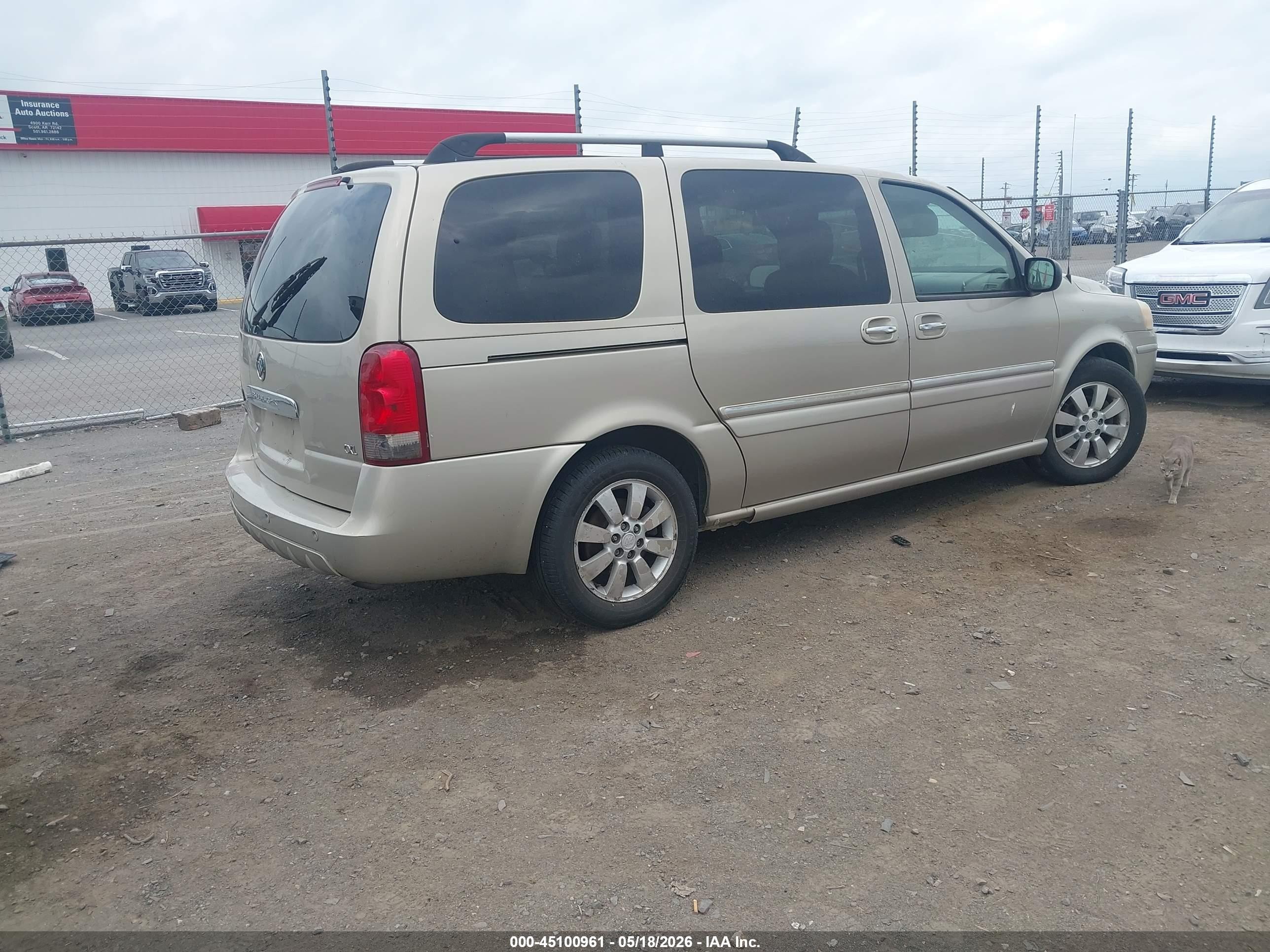 2007 Buick Terraza Cxl Золотой vin: 5GADV33147D161495