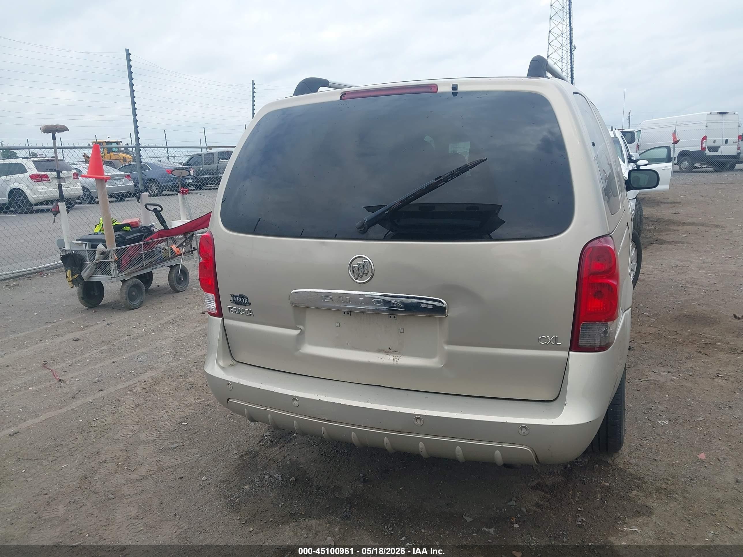 2007 Buick Terraza Cxl Золотой vin: 5GADV33147D161495
