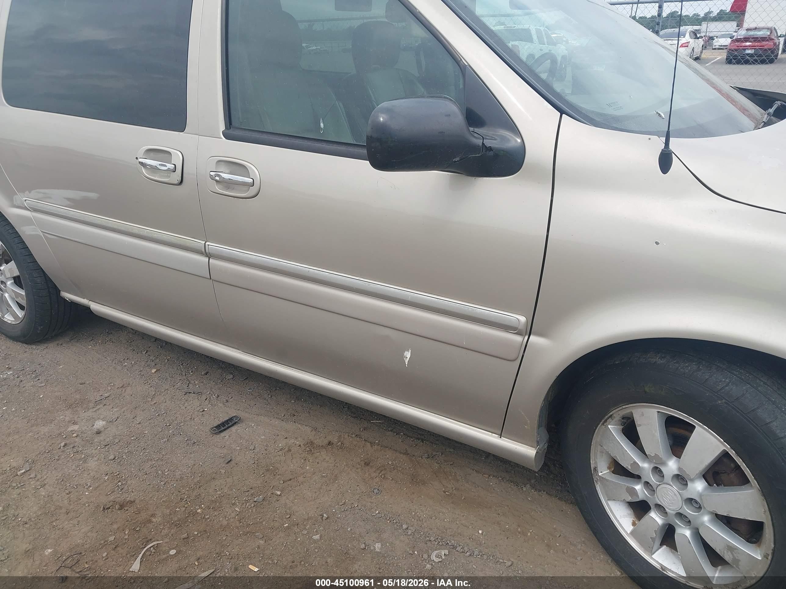 2007 Buick Terraza Cxl Золотой vin: 5GADV33147D161495