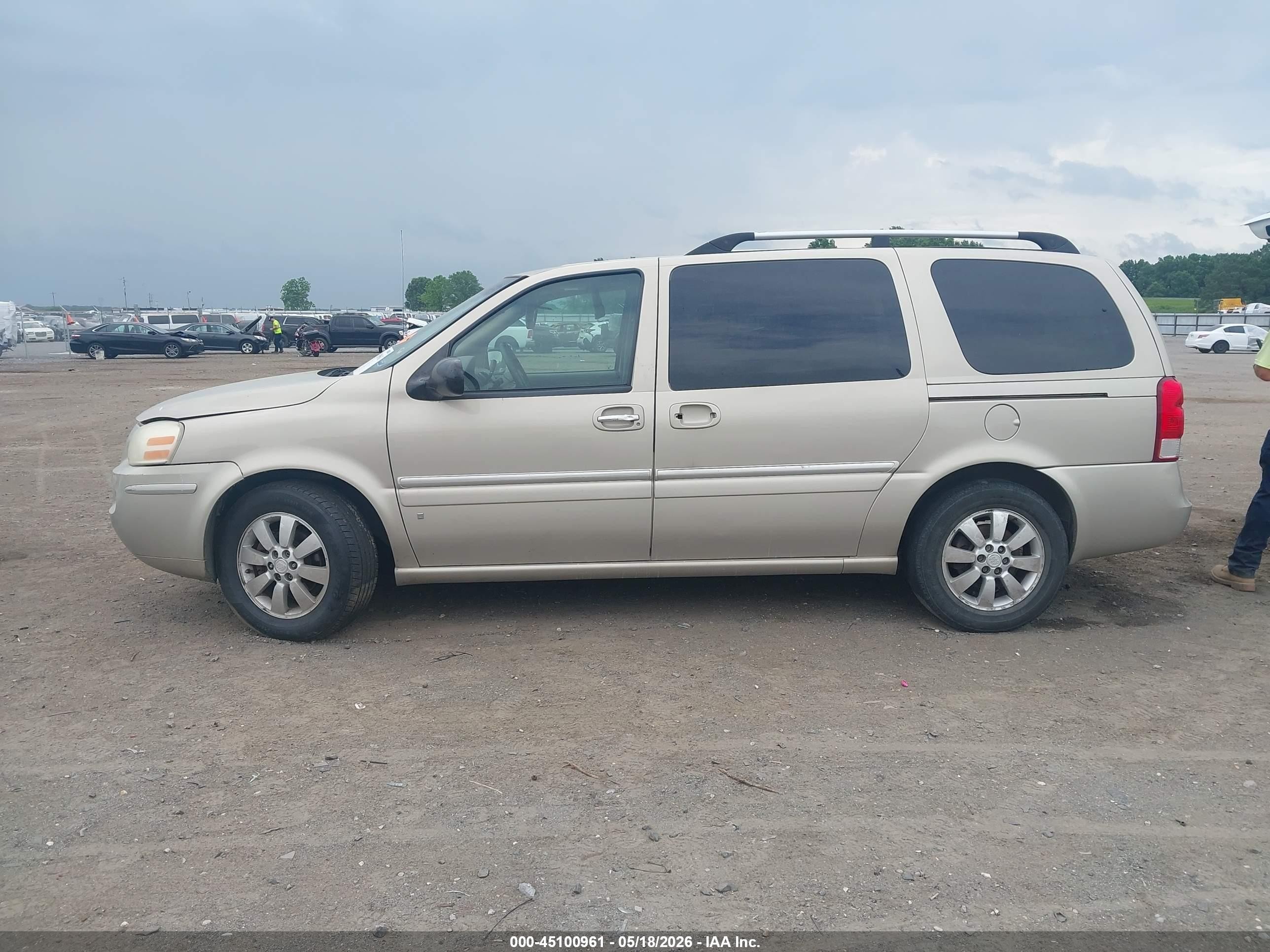 2007 Buick Terraza Cxl Золотой vin: 5GADV33147D161495