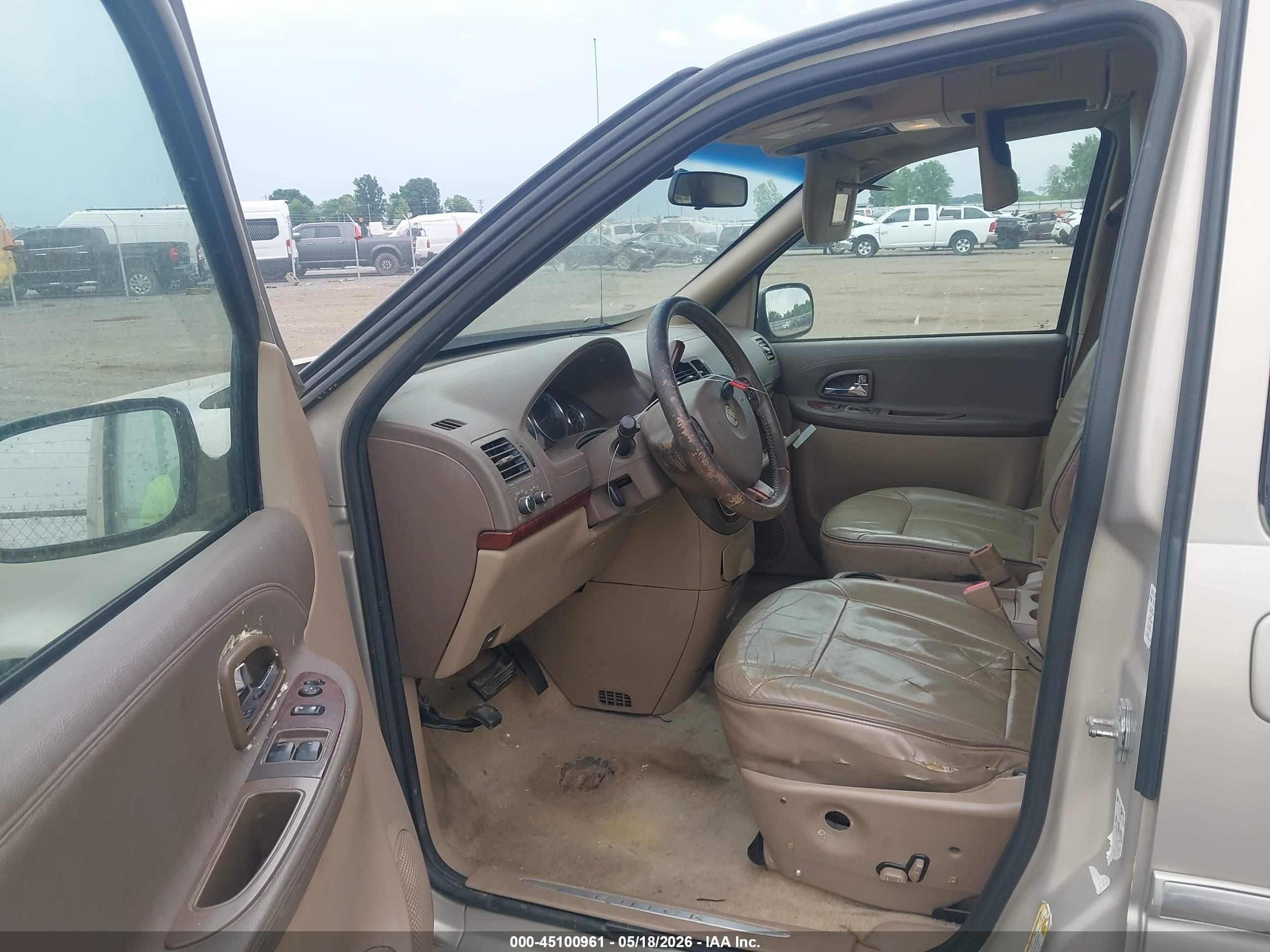 2007 Buick Terraza Cxl Золотой vin: 5GADV33147D161495