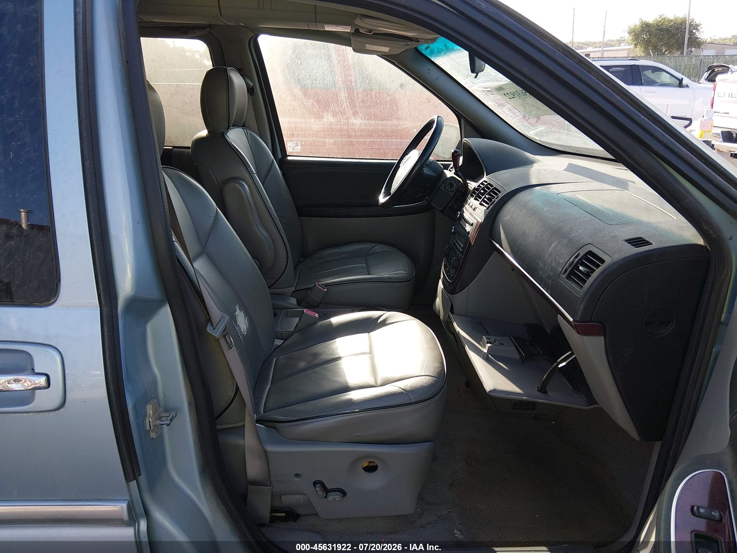 2007 Buick Terraza Cxl Blue vin: 5GADV33167D125629