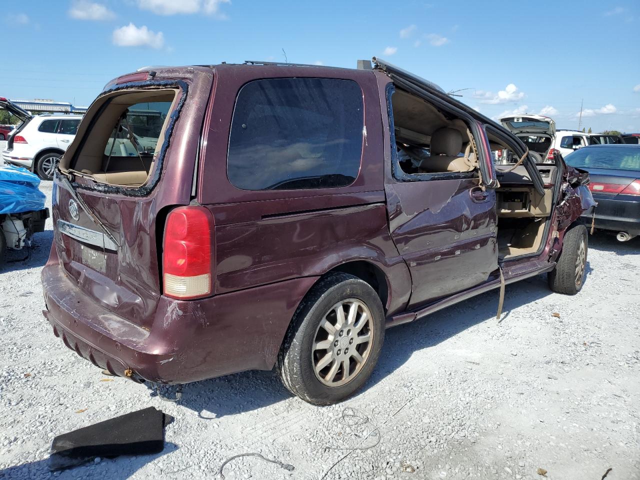 2006 Buick Terraza Cxl Бордовый vin: 5GADV33L26D162323