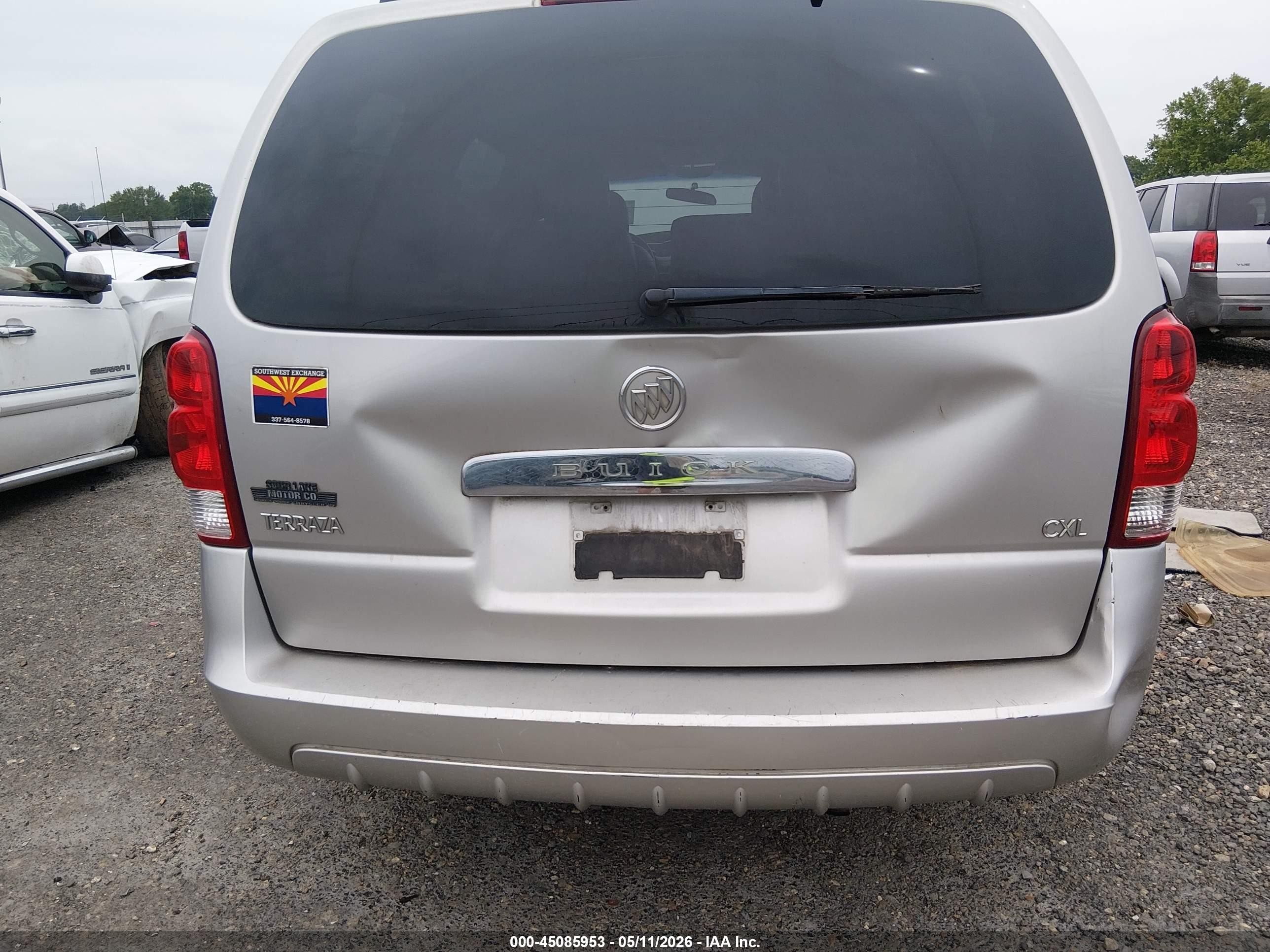 2006 Buick Terraza Cxl Серебряный vin: 5GADV33L36D123594