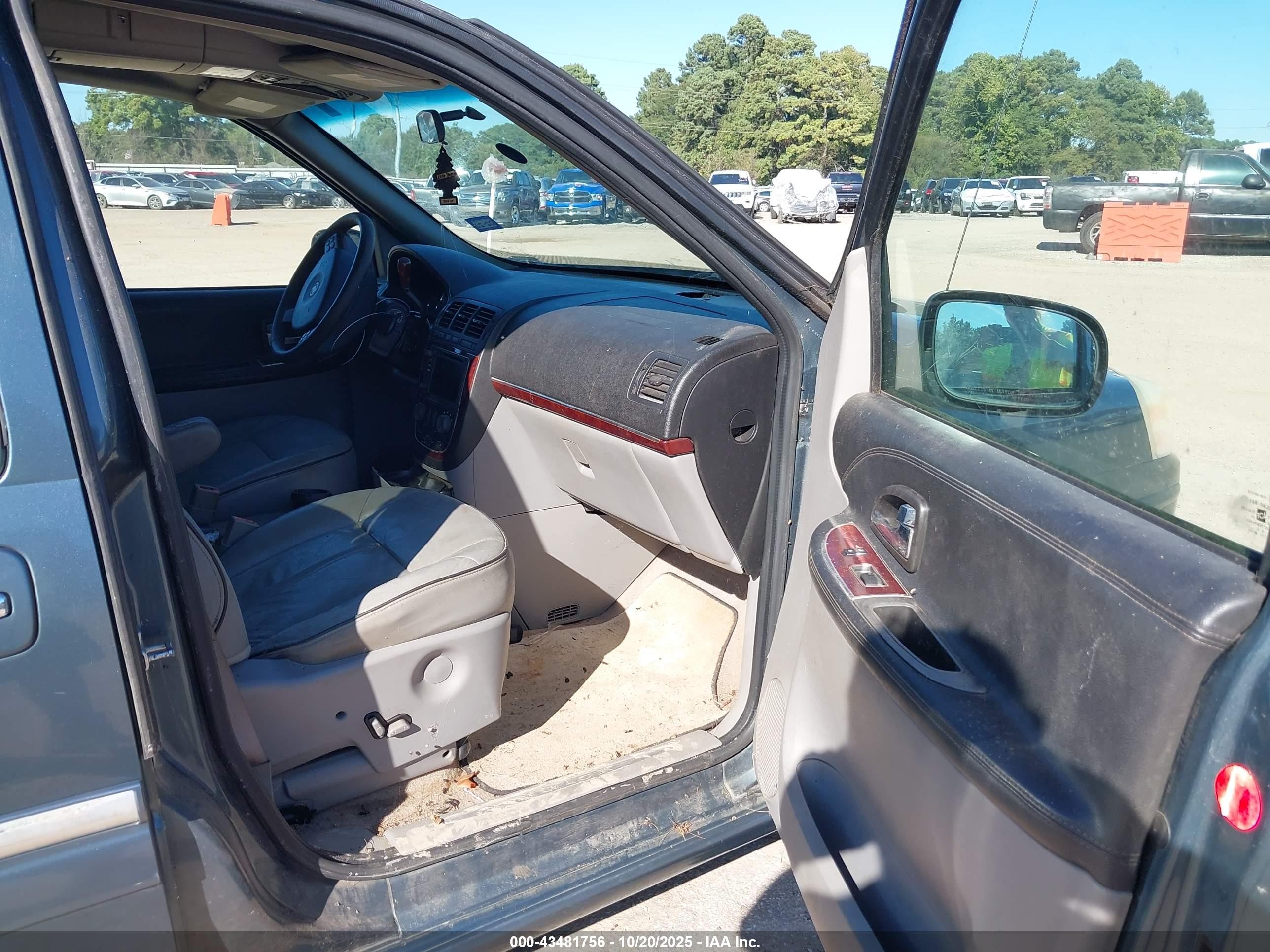 2006 Buick Terraza Cxl Blue vin: 5GADV33L56D198877