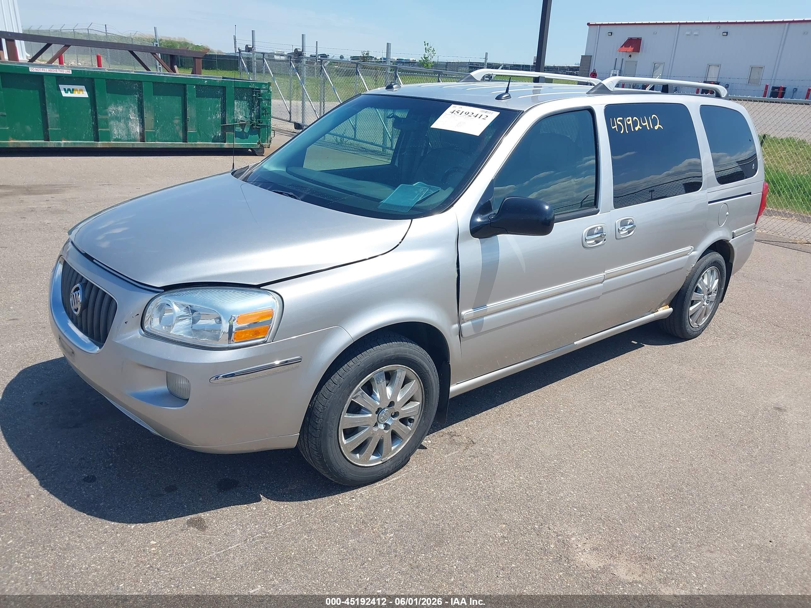2005 Buick Terraza Cxl Silver vin: 5GADV33L65D242769